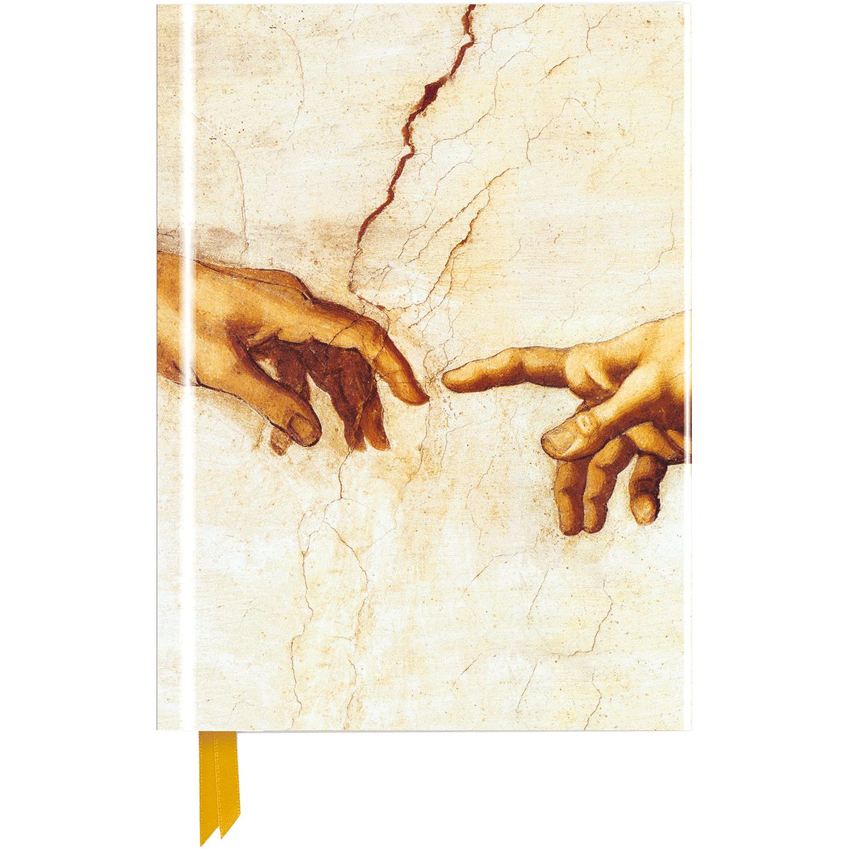 Notizbuch Premium Notizbuch DIN A5: Michelangelo, Die Erschaffung Adams: Unse