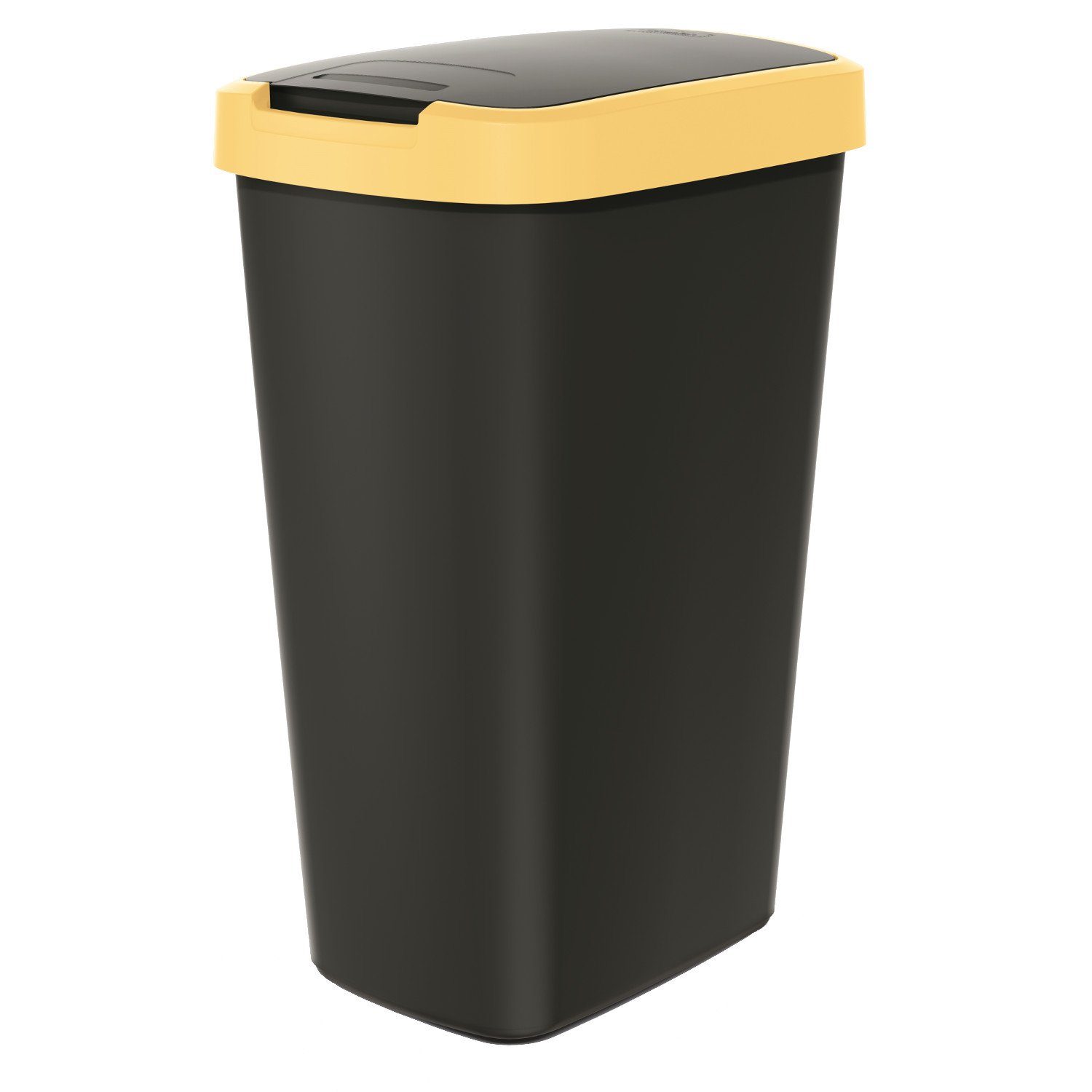Q, Mülleimer COMPACTA Keden Compacta Abfallbehälter Q Gelb mit KEDEN 45l Deckel