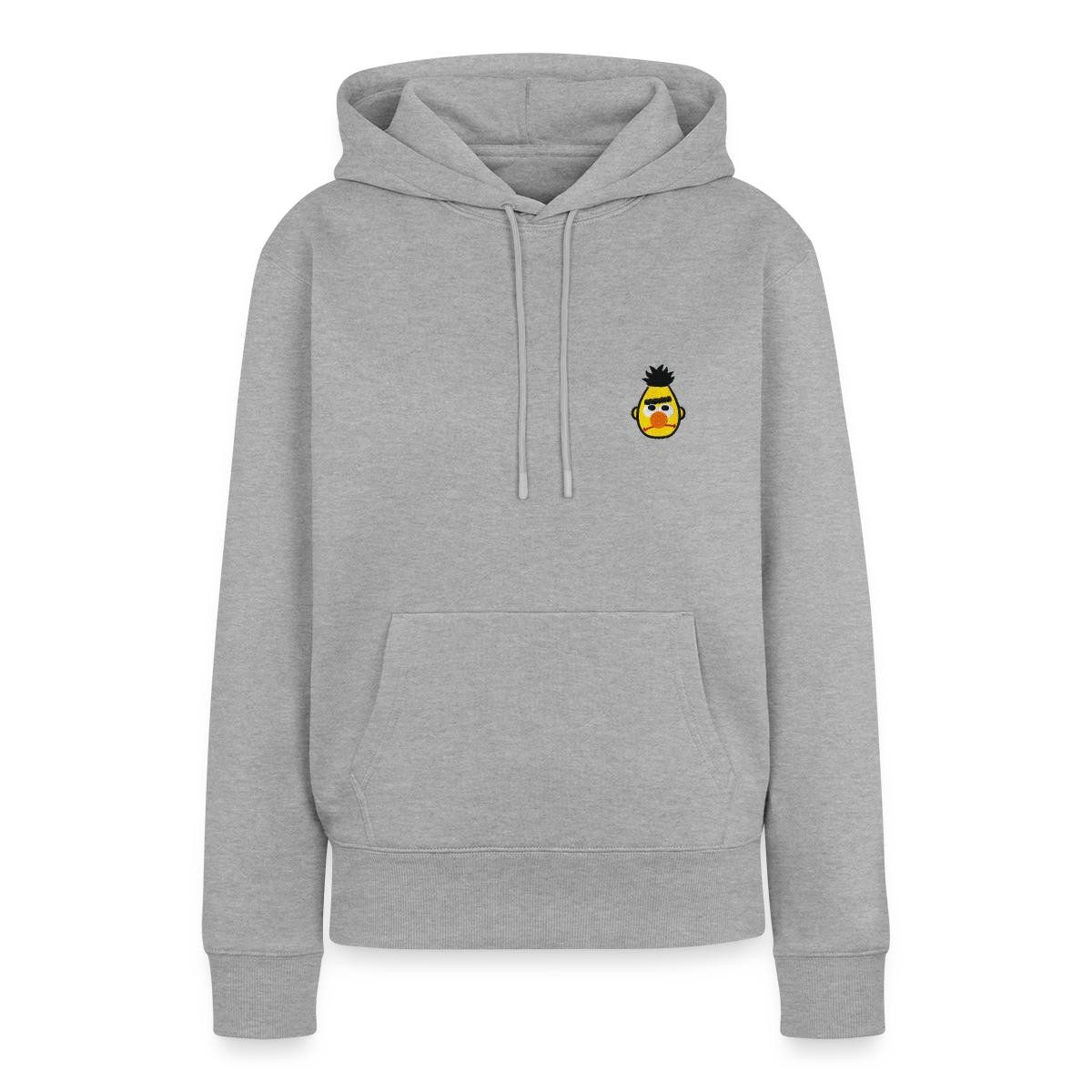 Hoodie Sesamstraße Bert Als Stickmotiv Damen Premium Hoodie