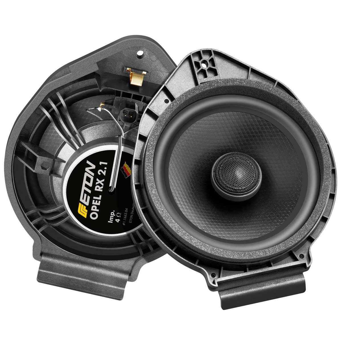 Eton UG Opel RX 2.1 165 mm Plug and Play Koaxial Soundupgrade für Opel Auto-Lautsprecher (50 W, 16 cm)