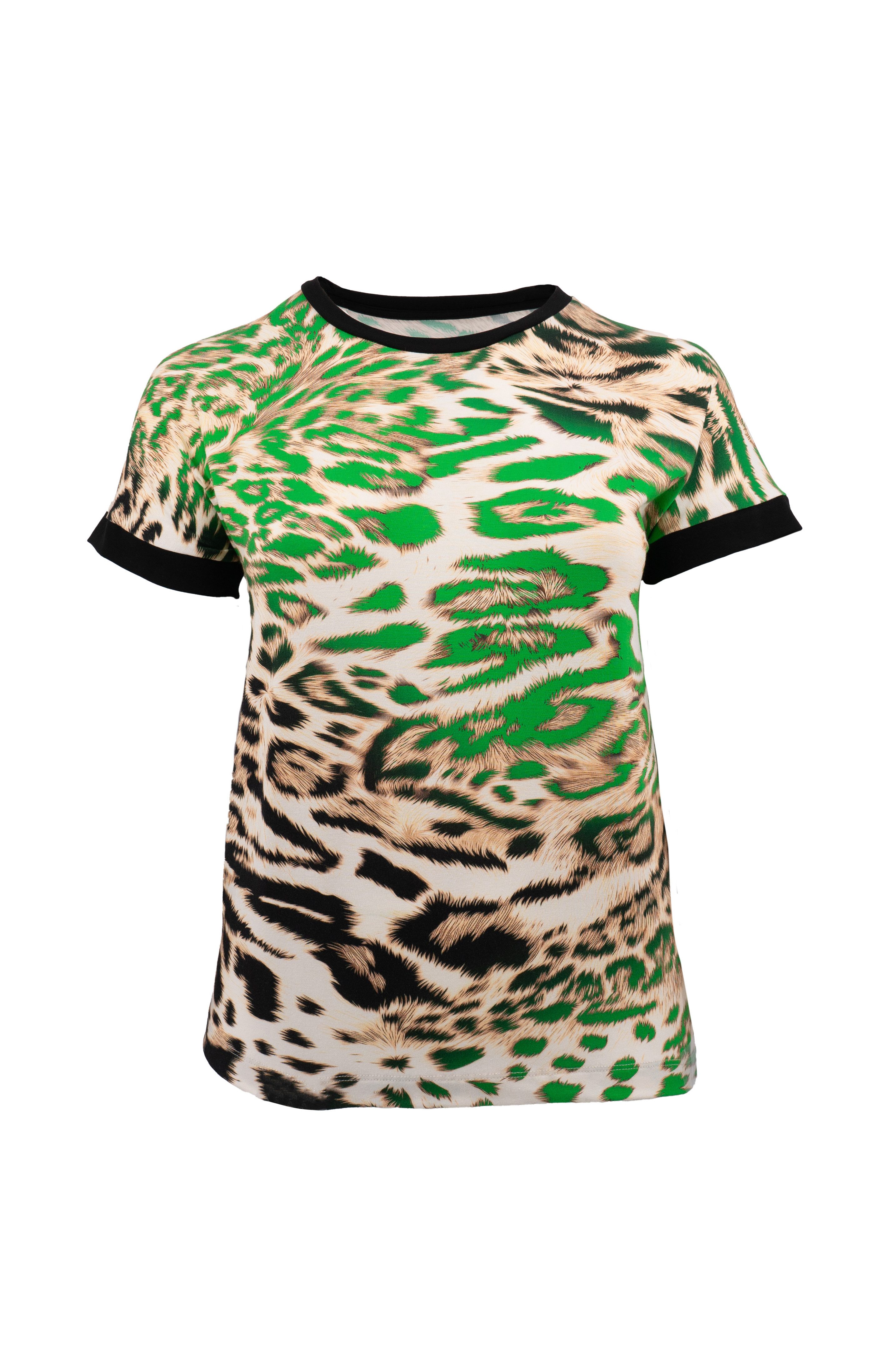 T-Shirt mit Animal-Print