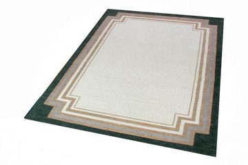 Teppich Teppich modern Wohnzimmer Teppich grau creme, Carpetia, rechteckig, Höhe: 9 mm
