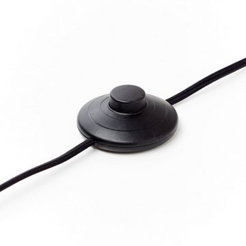 Brilliant Stehlampe Amalie, Amalie LED Standleuchte 1,3m schwarz, Metall/Kunststoff, 1x LED integr