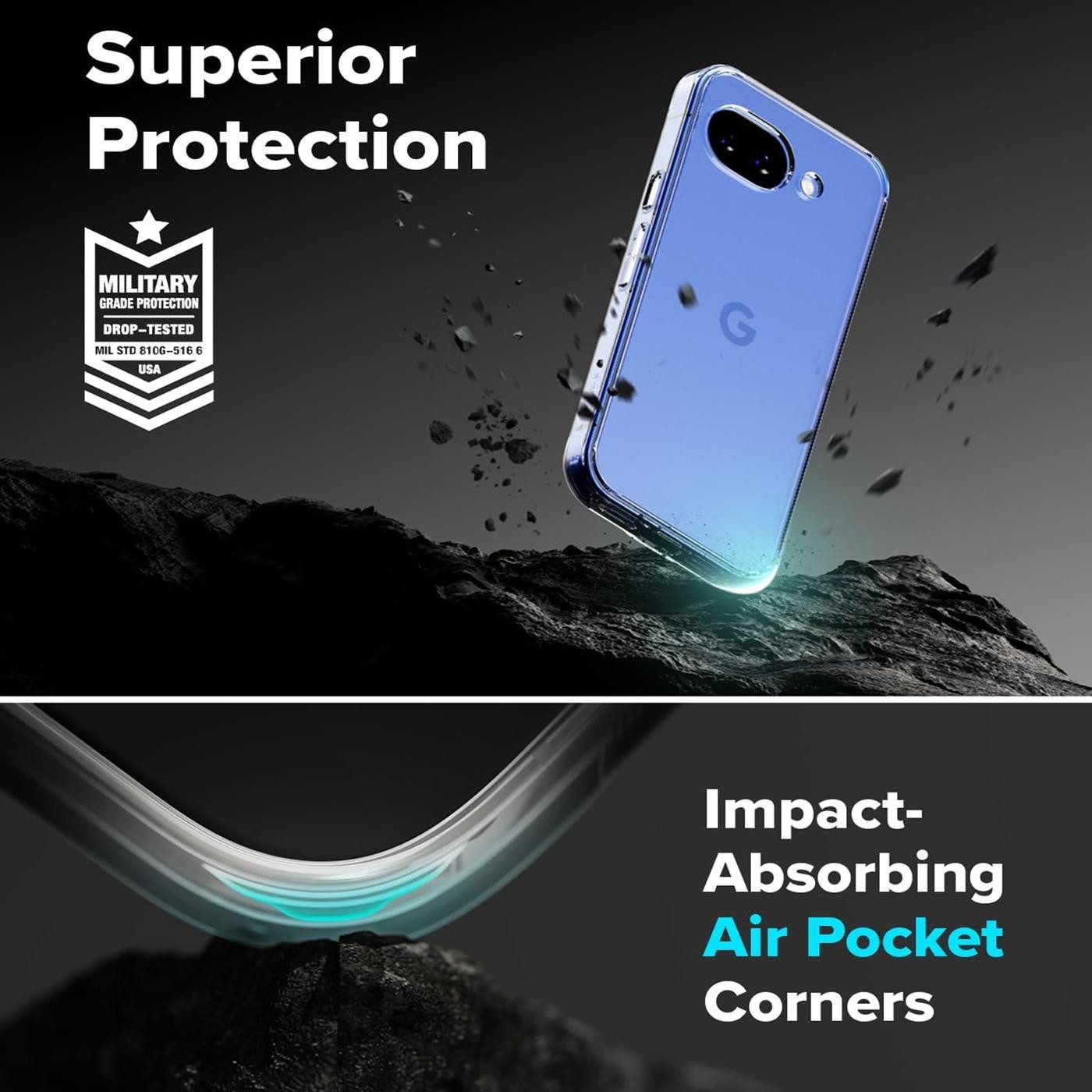 CoolGadget Handyhülle Transparent Ultra Slim Case für Google Pixel 10a 6,3 Zoll, Silikon Hülle Dünne Schutzhülle für Pixel 10a Hülle – Bild 5 von 5