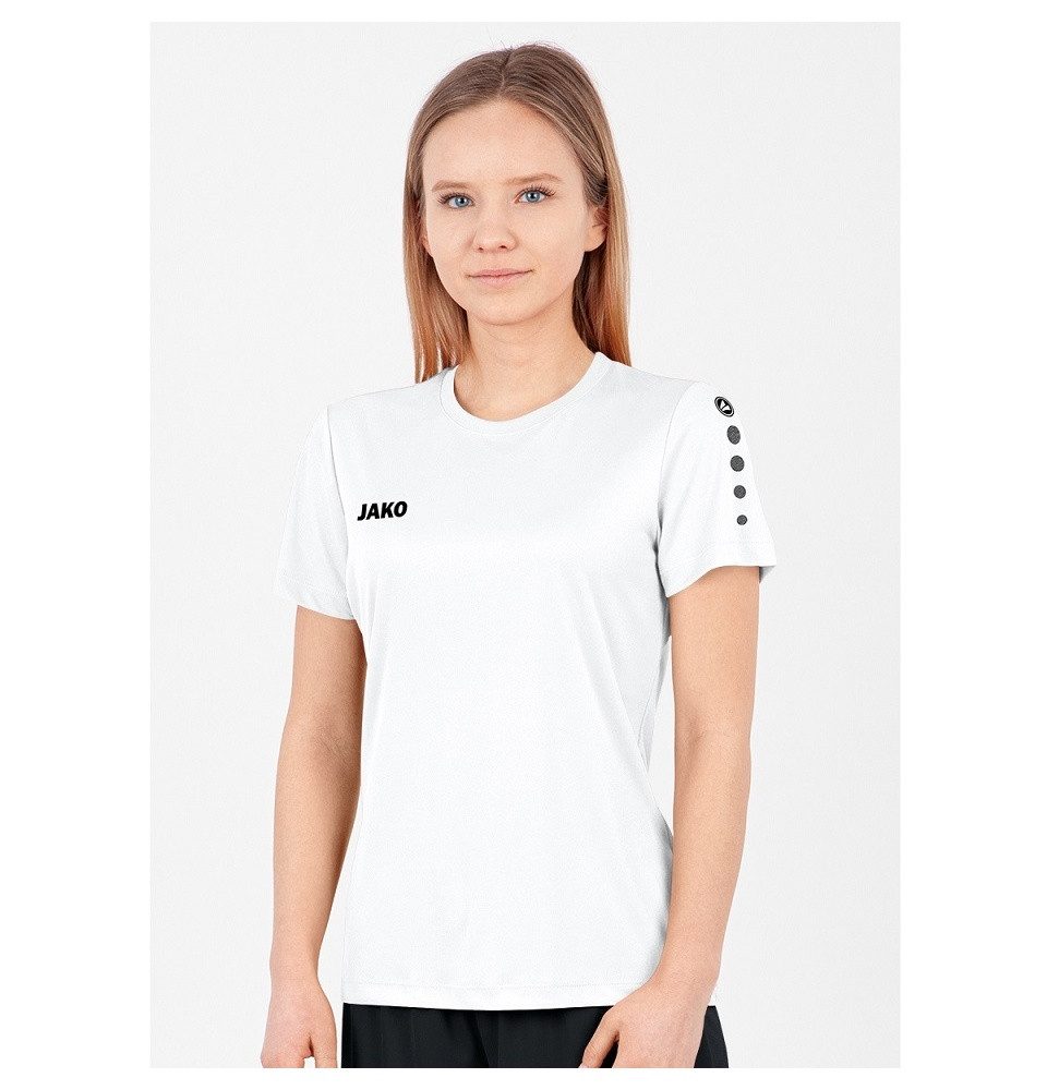 Jako T-Shirt Sport-Shirt Trikot Team Kurzarm (100% Polyester) weiss Damen