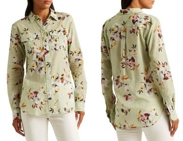 Ralph Lauren Blusentop LAUREN RALPH LAUREN FLORAL Blouse Hemdbluse Bluse Hemd Blusentop Retro