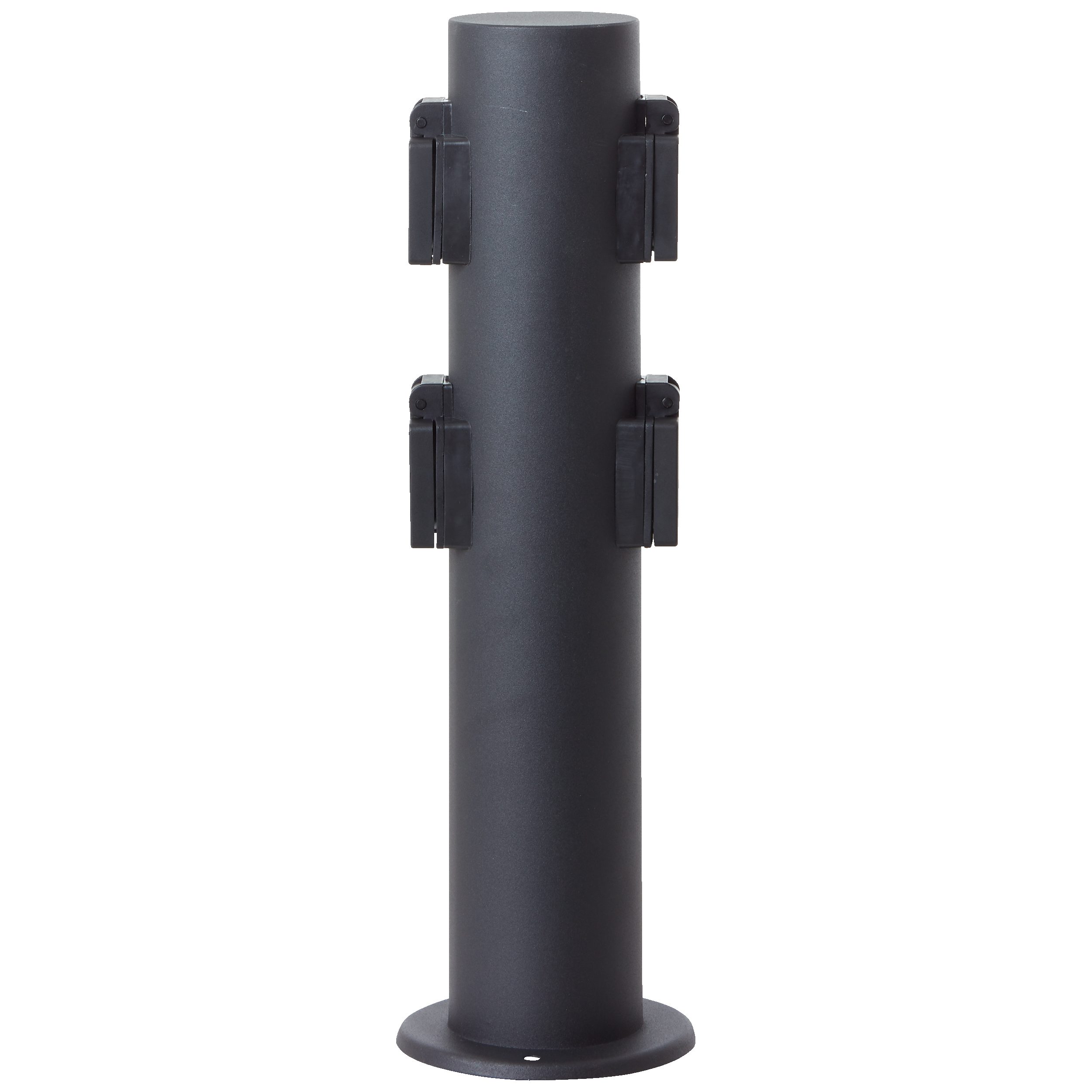 Lightbox Gartensteckdose, moderner Уличные розеткиsockel - spritzwassergeschützt 40 cm schwarz