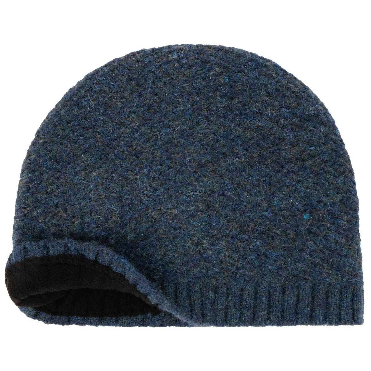 Futter mit (1-St) Beanie Strickmütze petrol Seeberger