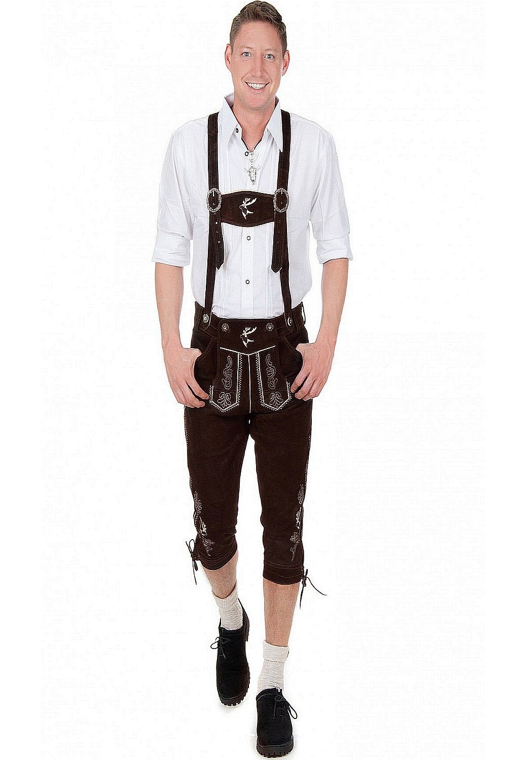 Edelnice Trachtenlederhose Hirsch