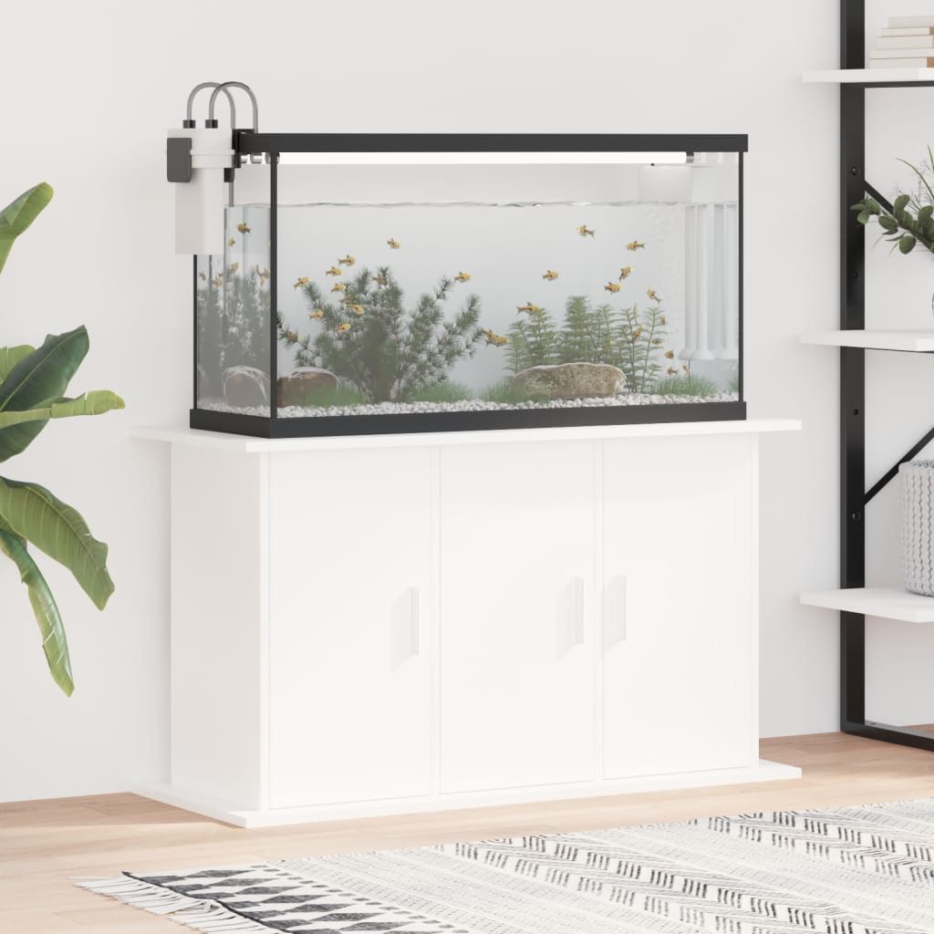 vidaXL Aquariumunterschrank Aquariumständer Weiß 101x41x58 cm günstig online kaufen