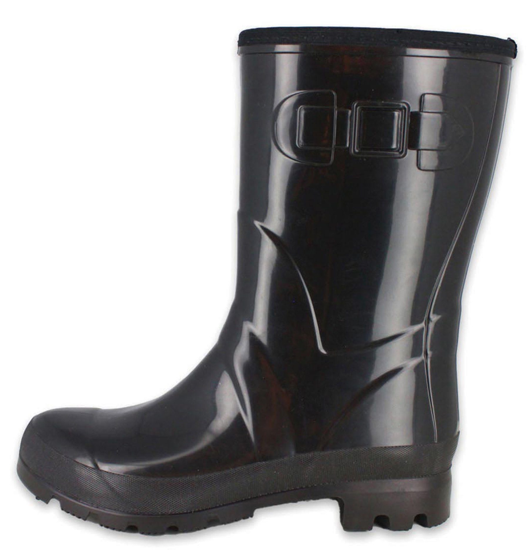 Beck Damen Regenstiefel Fashion mit Warmfutter Gummistiefel (mit kuschelige günstig online kaufen