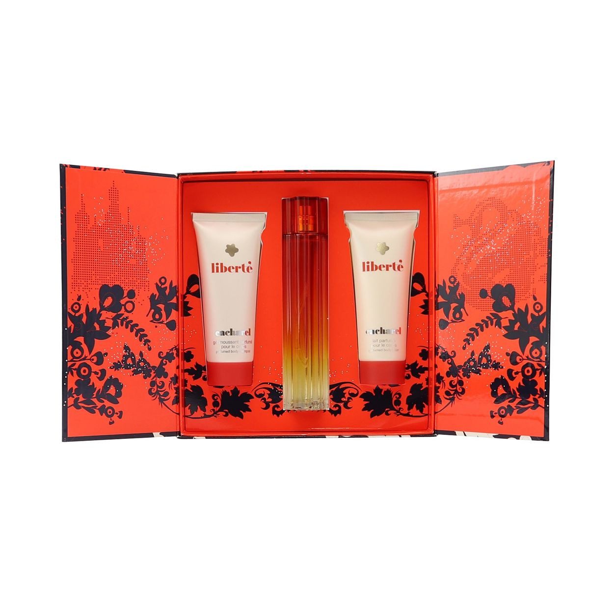 Duft-Set Cacharel Liberte EDT Spray 75 ml + Body Lotion 100 ml Duschgel 100 ml
