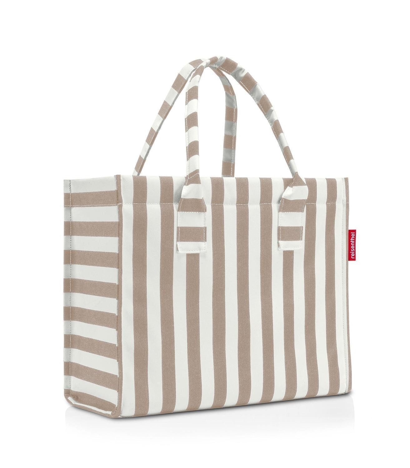 REISENTHEL® Tragetasche DAILY SHOPPER, 24 Liter, Braun, Weiß, Polyester, mit Tragegriffen