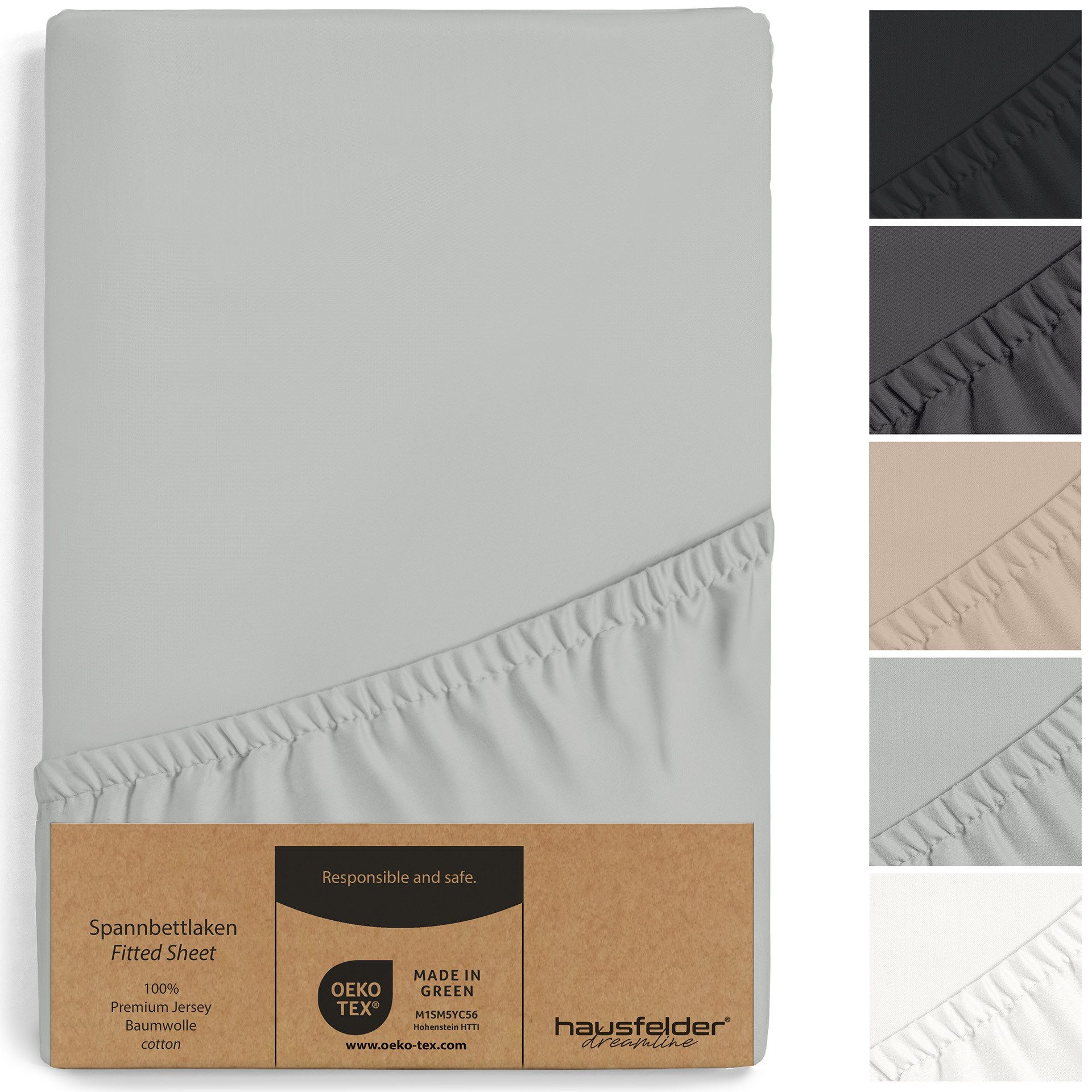 Hausfelder Spannbettlaken Boxspring Bettlaken180/200x200 cm, bis 40cm Matra günstig online kaufen