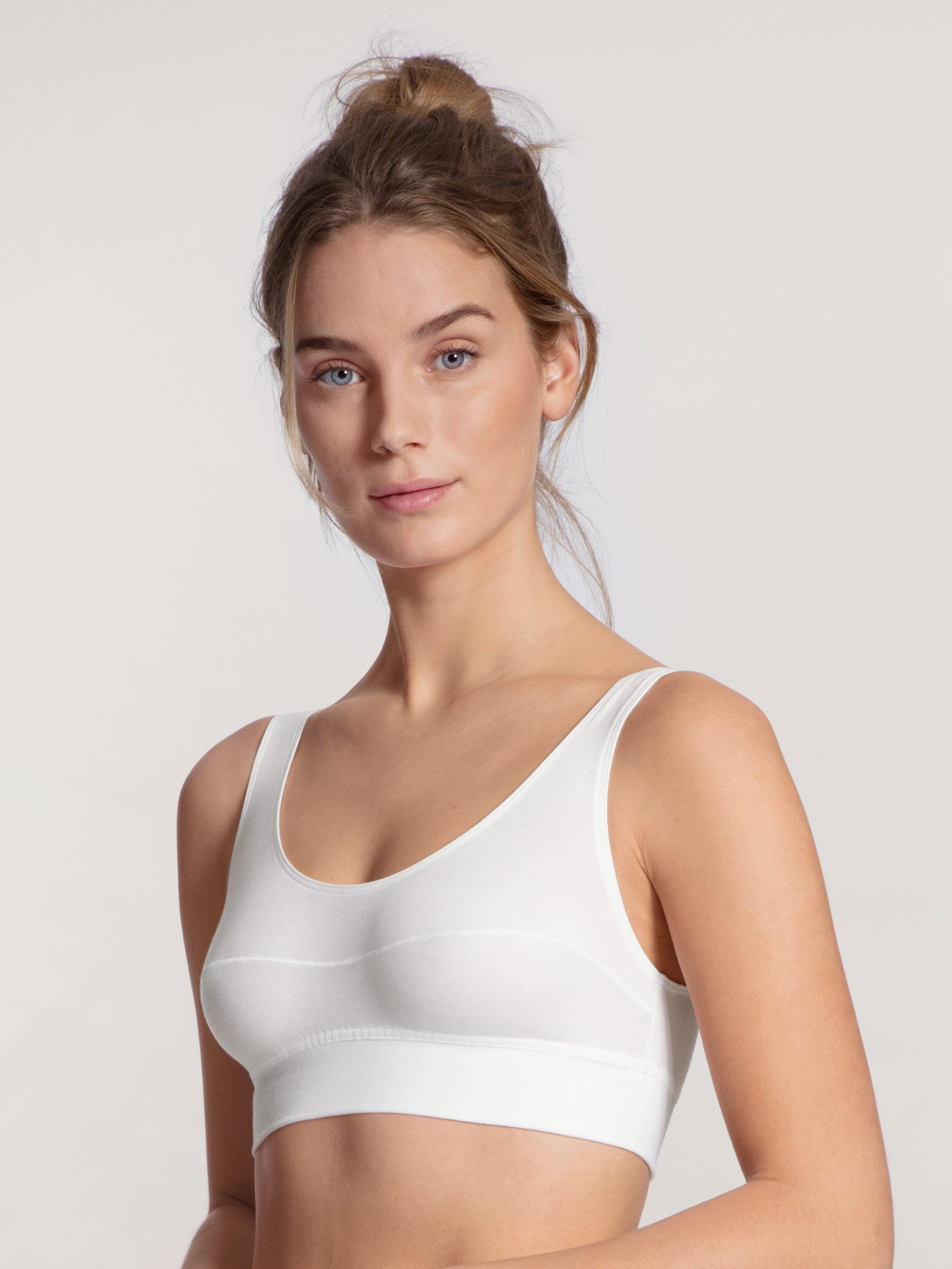 CALIDA Bustier Elastic Damen (1-tlg) weicher Softbund, breite Träger und natürlicher Halt – Bild 4 von 5