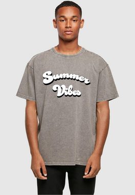 Merchcode T-Shirt Merchcode Herren Summer Vibes Acid Washed Heavy Oversized Tee (1-tlg)