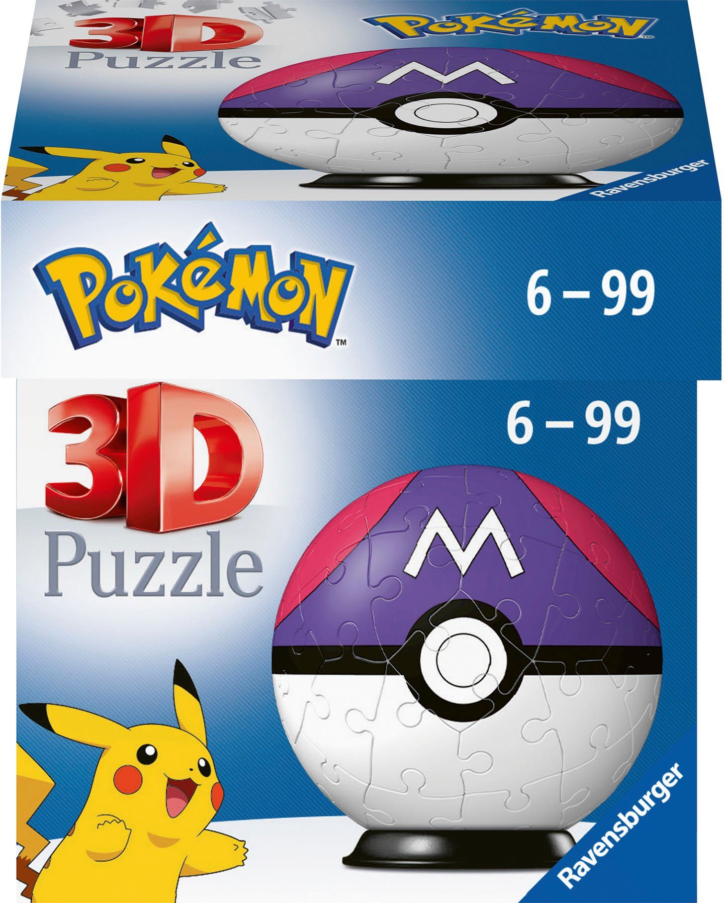 Ravensburger Puzzleball Pokémon Meisterball, 54 Puzzleteile, Made in Europe günstig online kaufen