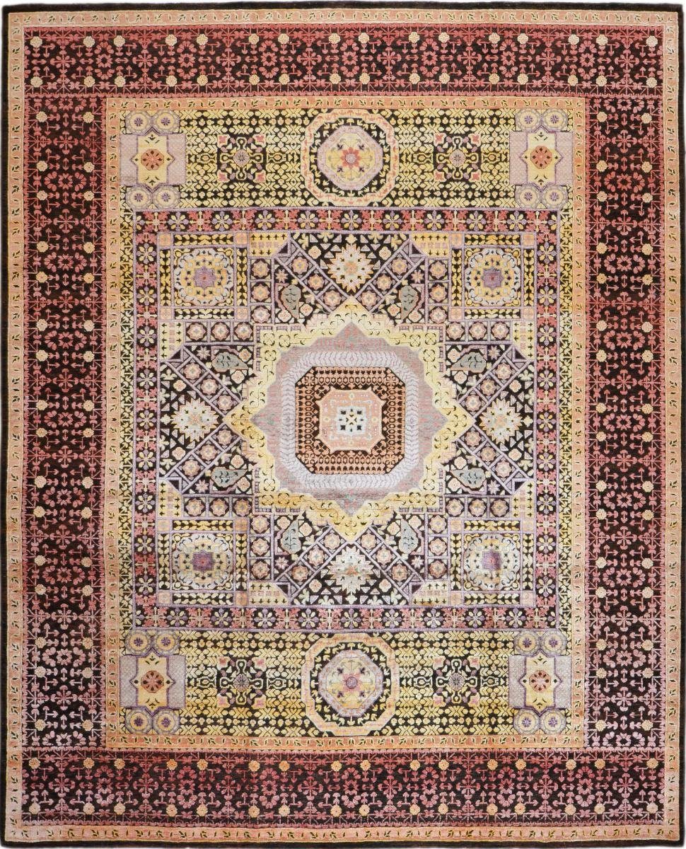 10 Sadraa Orientteppich Höhe: / Handgeknüpfter Moderner Designteppich, mm Orientteppich Trading, 243x305 Nain rechteckig,