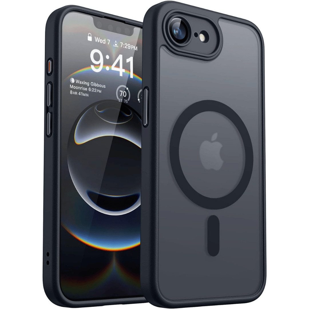 SmartUP Smartphone-Hülle für iPhone 16e MagSafe Transparent Silikon Ultra Slim Case Handyhülle 6,1 Zoll, MagSafe-Technologie