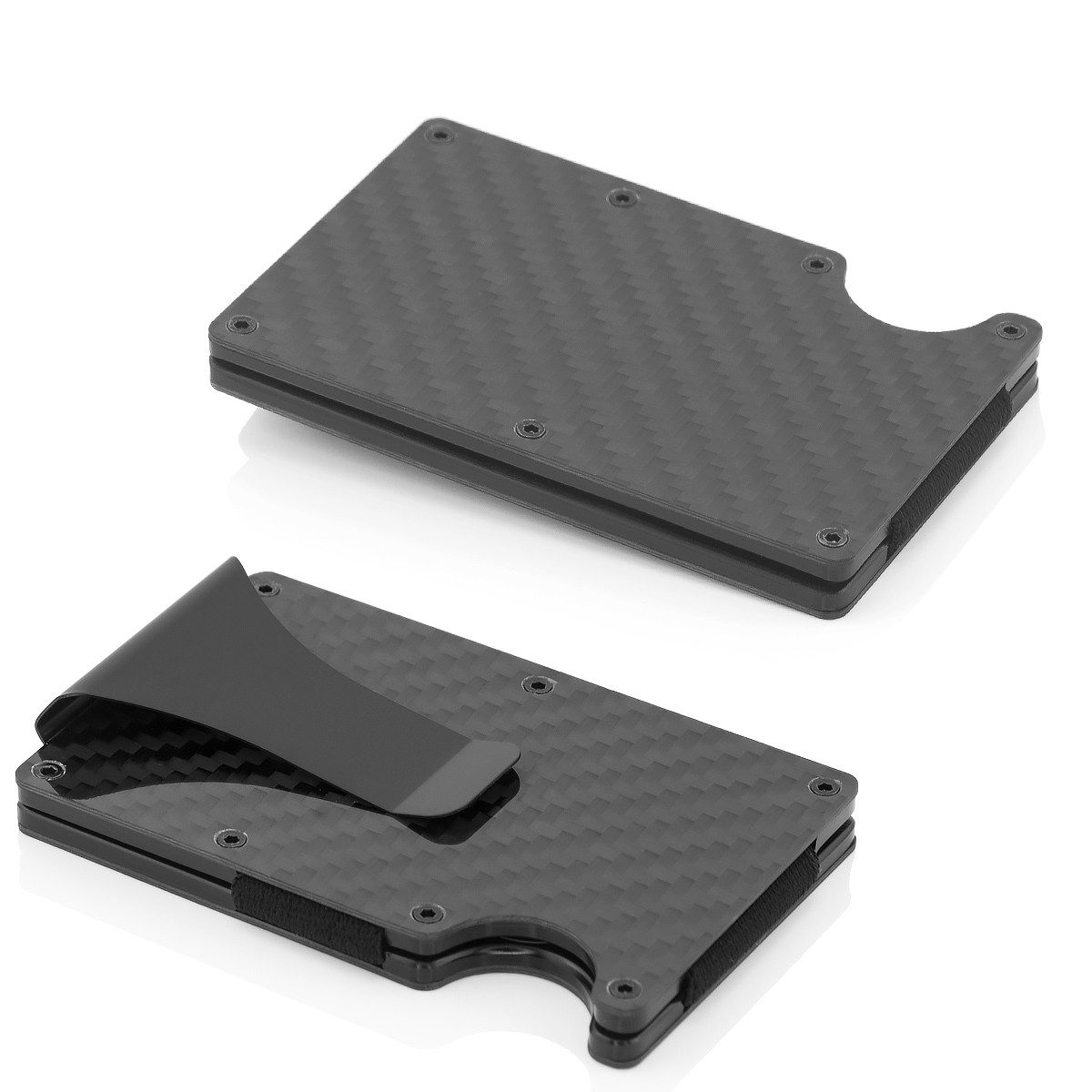 MidGard Kartenetui Kreditkartenetui mit Geldklammer Kartenhalter Kreditkart günstig online kaufen