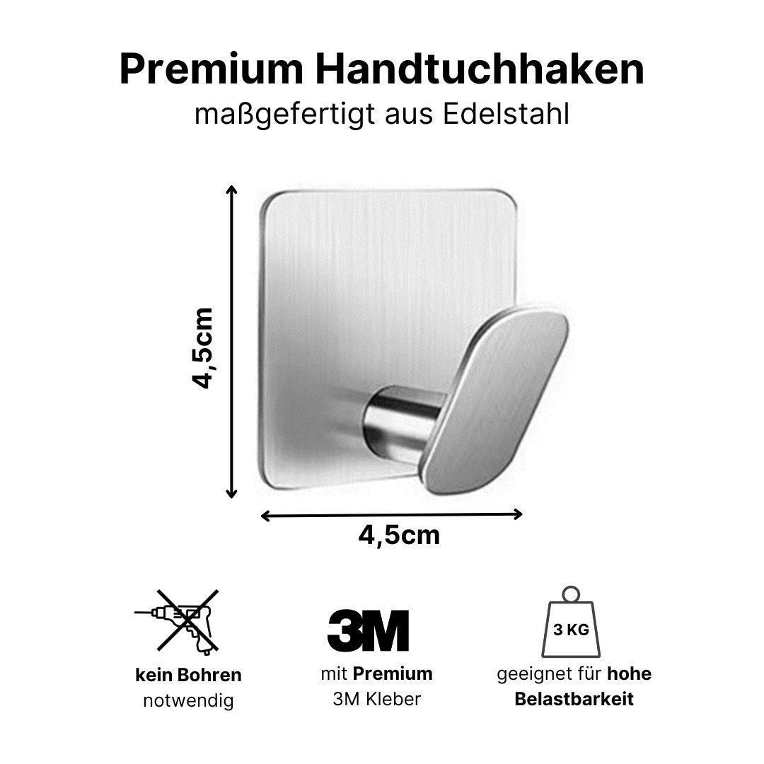 LIVINA HOME Handtuchhaken Haken selbstklebend Bad und Küche, Handtuchhalter, Badezimmer, Bad, Küche, Tür, Kleiderschrank, Wand, Dusche, (1-St), Kleiderhaken ohne Bohren