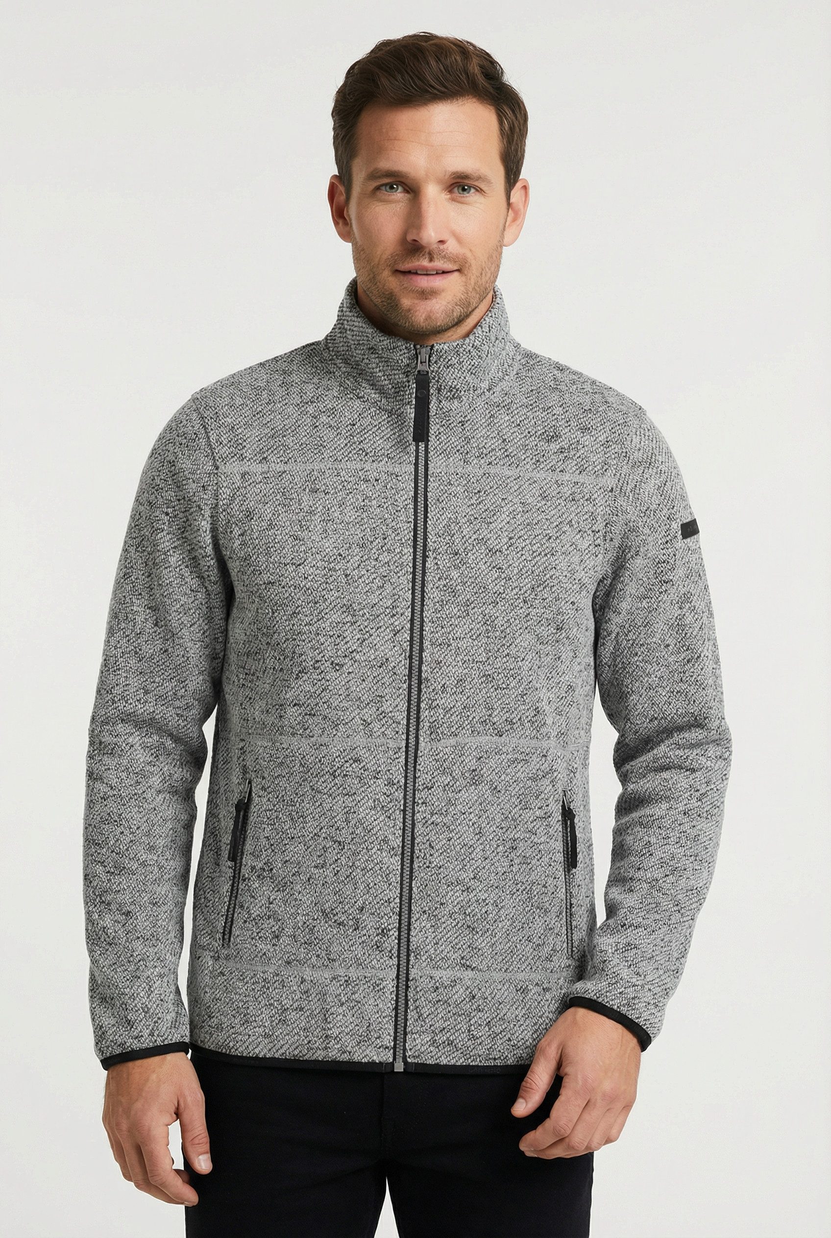 Icepeak Fleecejacke AGEN schnell trocknendes Material, aus Polyester, auch in großen Größen