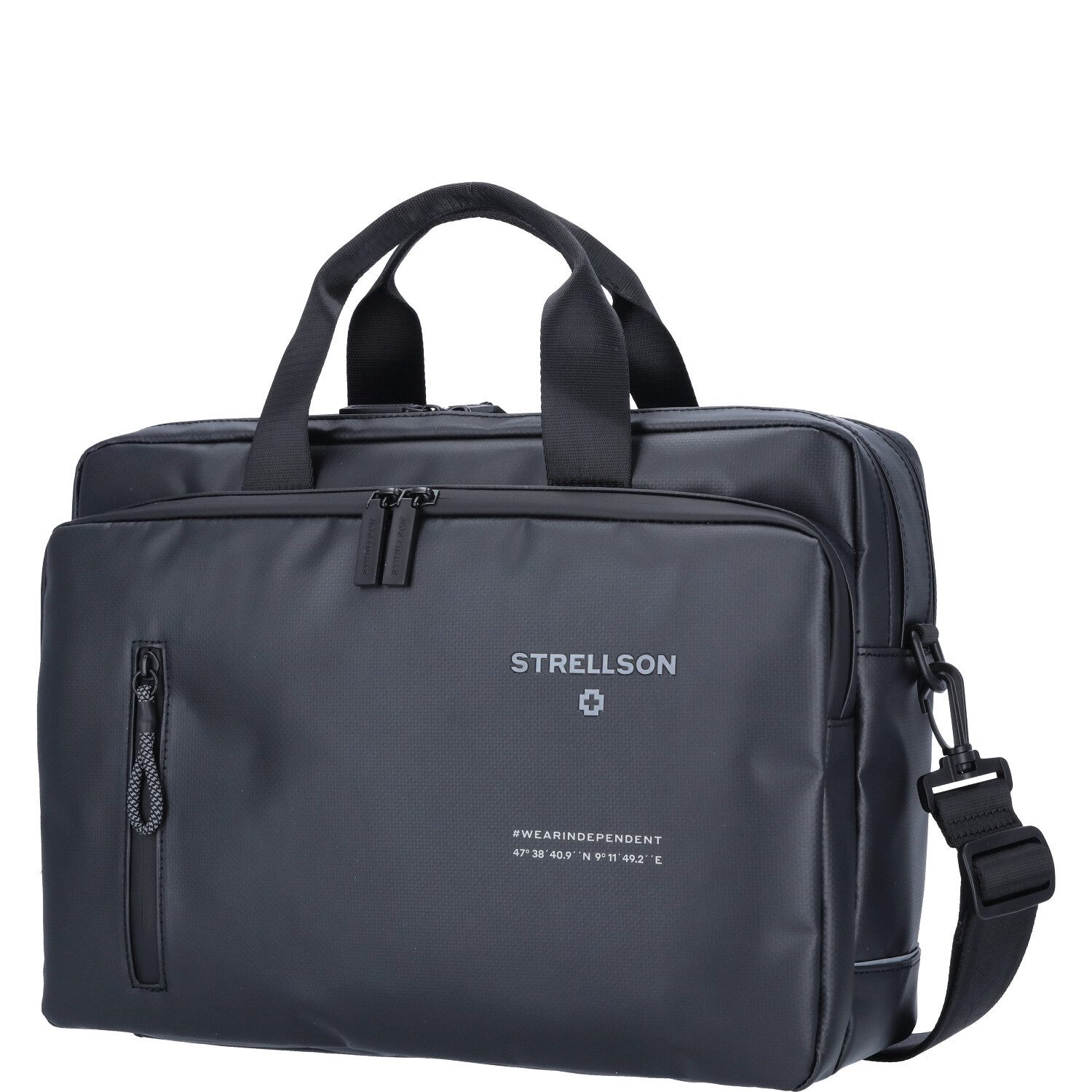 Strellson Umhängetasche Strellson Aktentasche Stockwell 2.0 Charles Black (1, 1-tlg., 1)