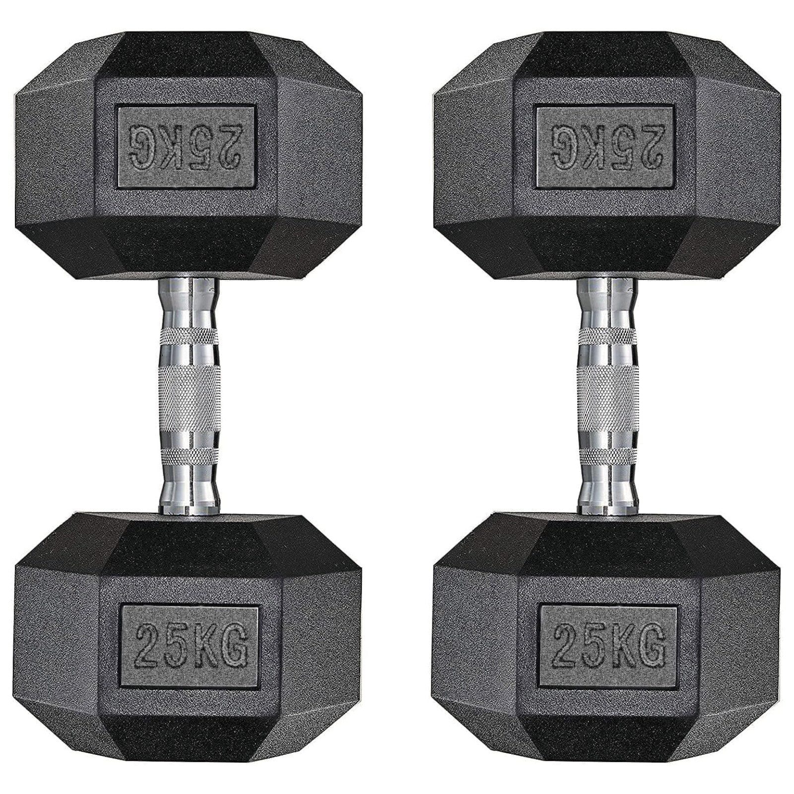 TLGREEN Hantel-Set Hexagon Hanteln, (Rutschsicher Ummantelt, Gummi Beschichtet), Gusseisen Gewichte für Damen und Herren Krafttraining