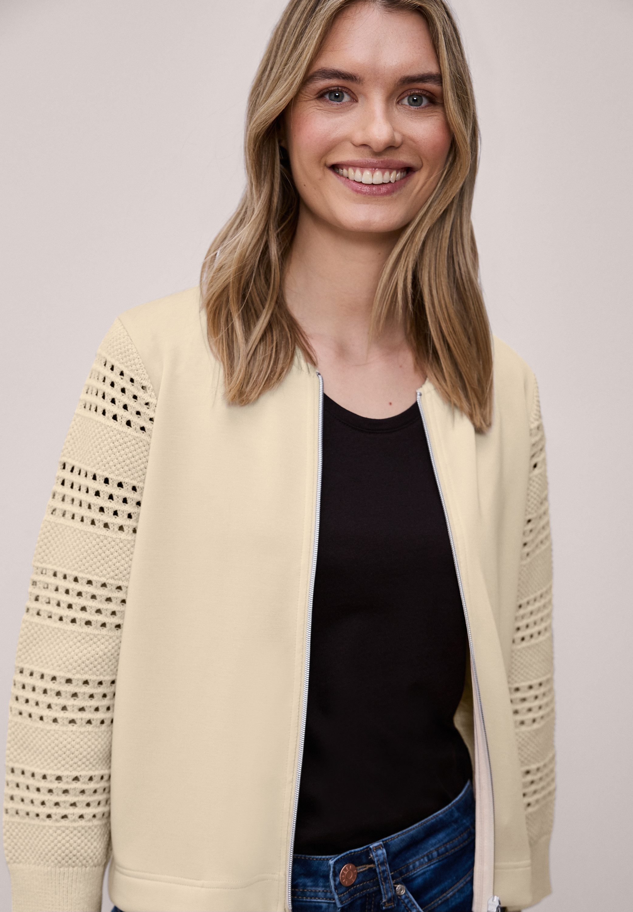 STREET ONE Cardigan im Silk Look
