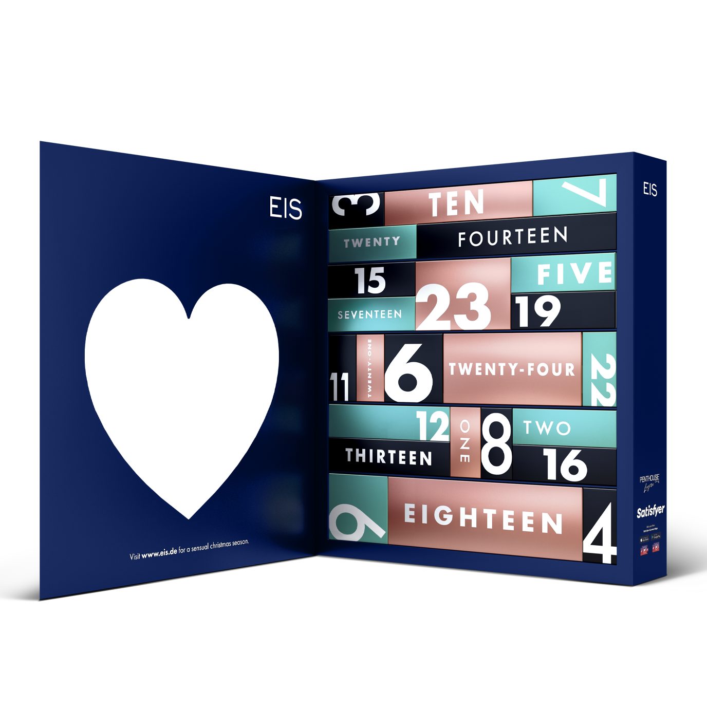 EIS Geschenke erotische & sinnliche 24 EIS für Adventskalender Singles 2022 erotischer Sex Erotik-Toy-Set Sex-Toys; Paare, Deluxe