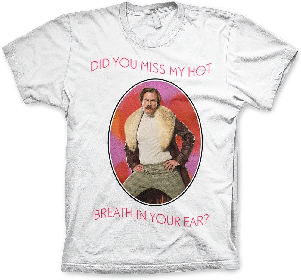 Anchorman T-Shirt Do You Miss My Hot Breath In You Ear Big Tall T-Shirt