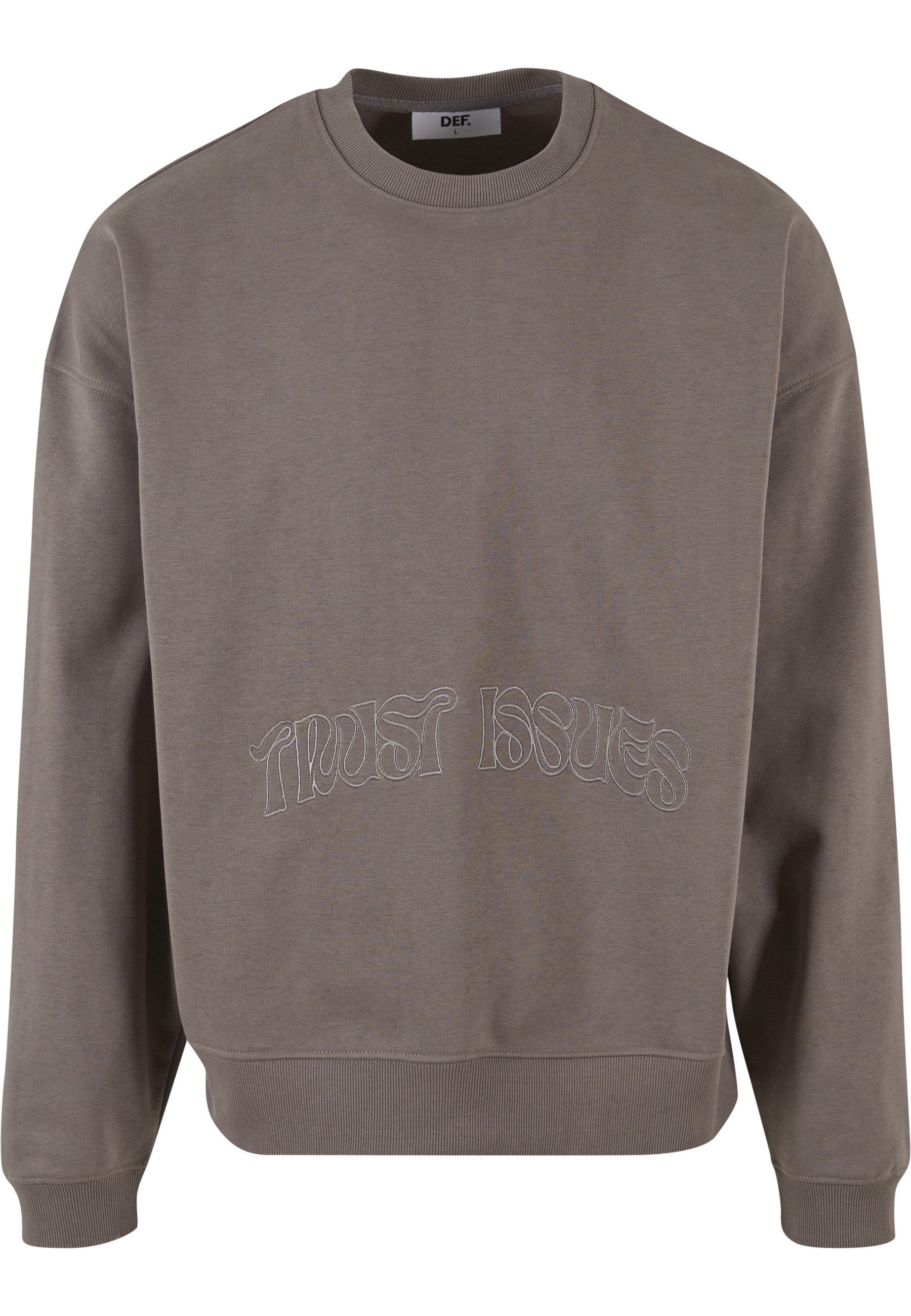 DEF Sweater DEF DEF Trust Issues Pullover (1-tlg)