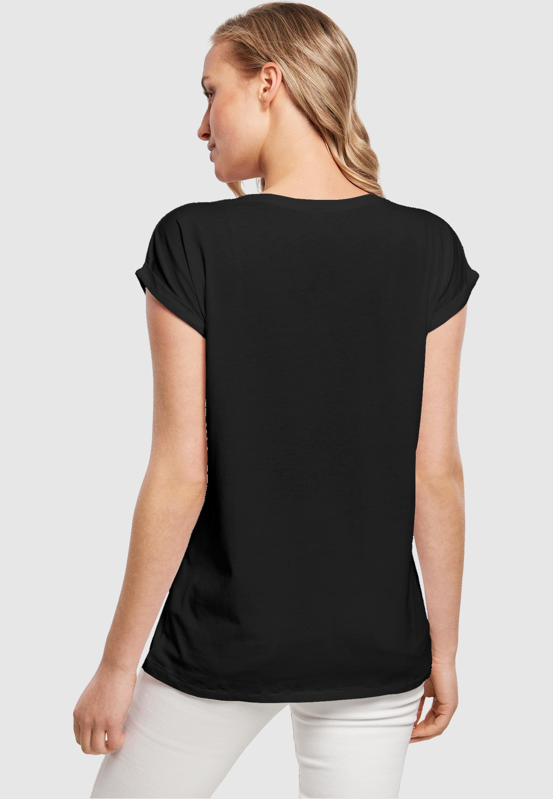 T-Shirt (1-tlg) Damen Merchcode black