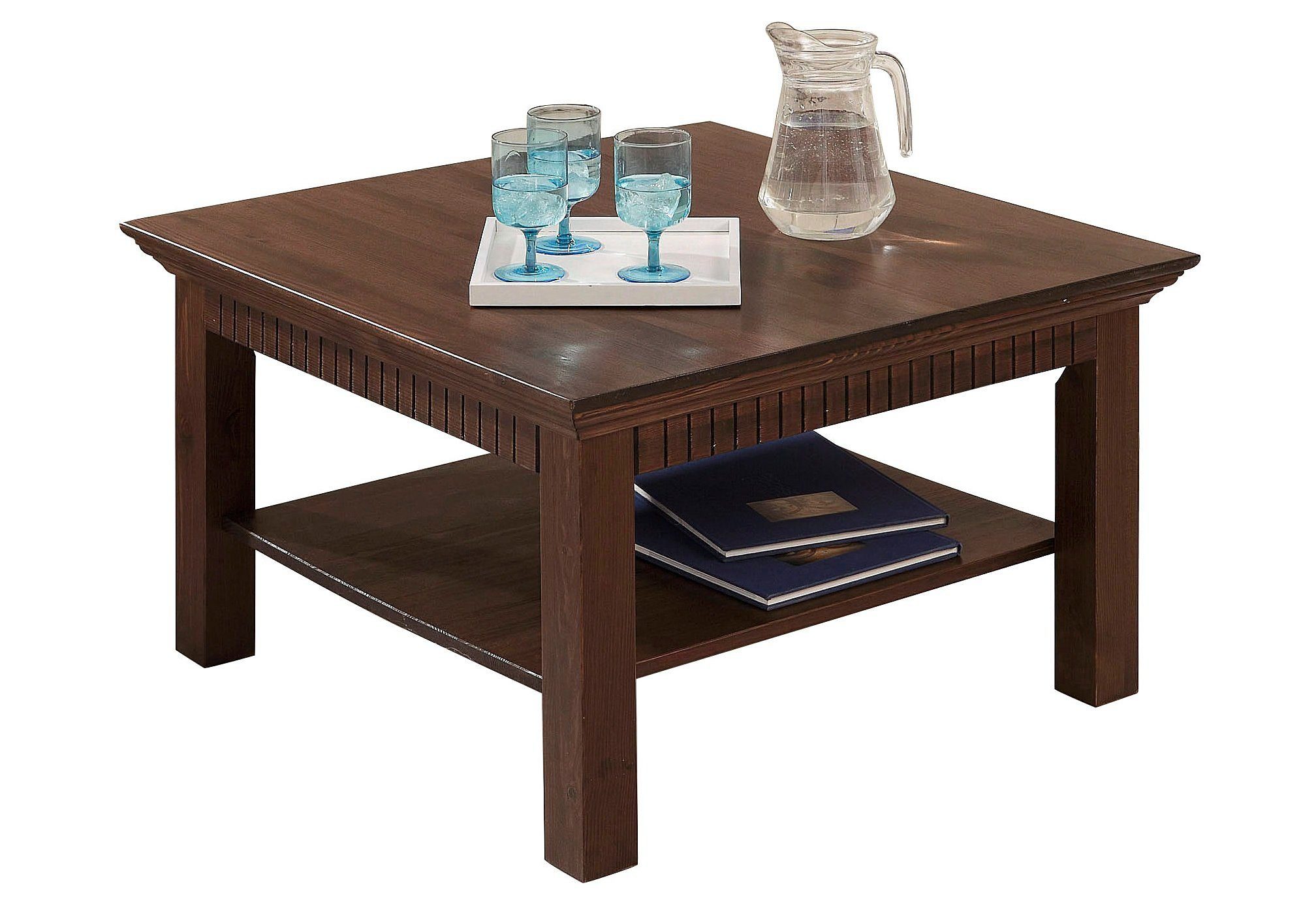 Home affaire Couchtisch Lisa, Kaffeetisch, massives Kiefernholz, B/T/H: 76x günstig online kaufen