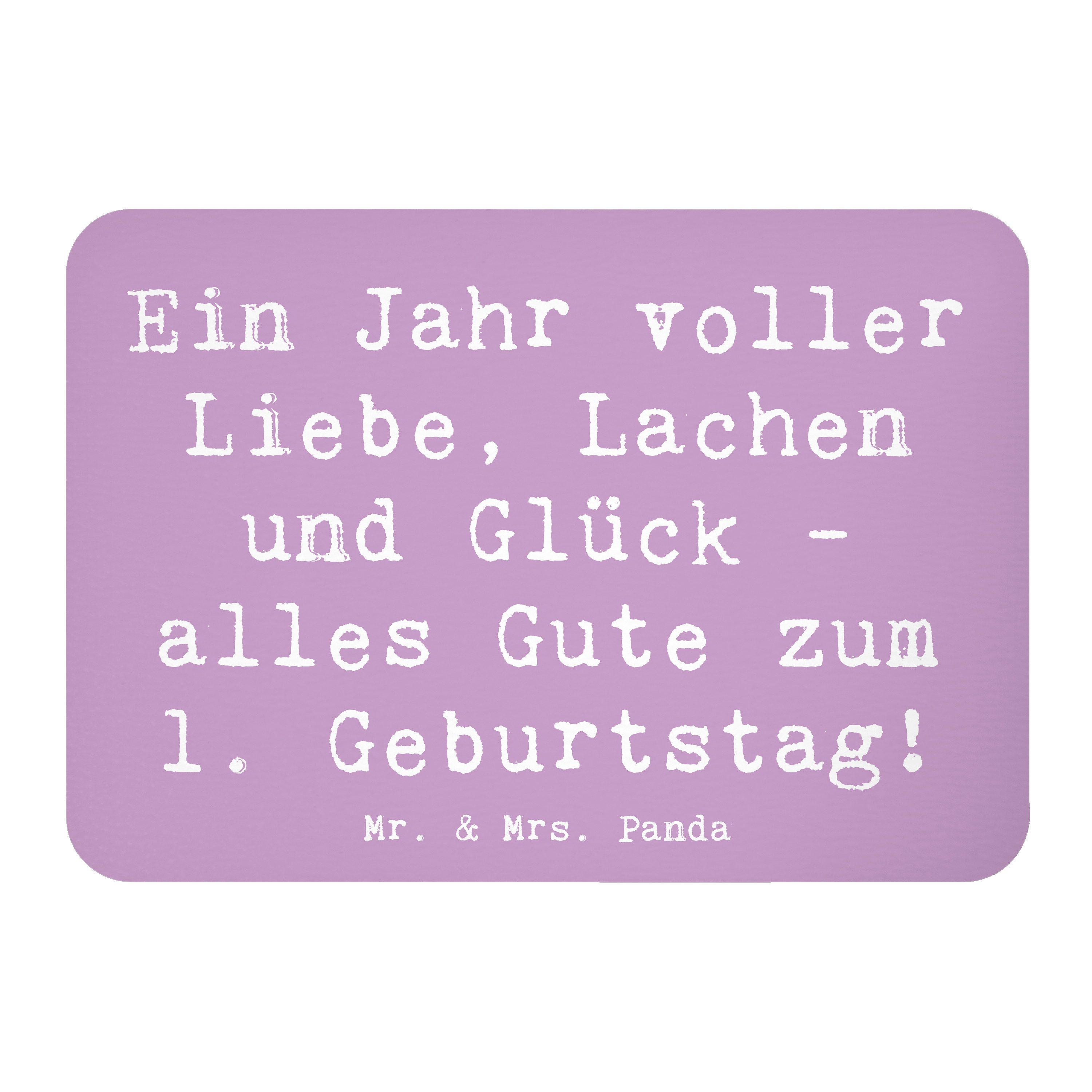 Magnet Spruch 1. Geburtstag Liebe Lachen Glück - Lavendeltraum - Geschenk, G