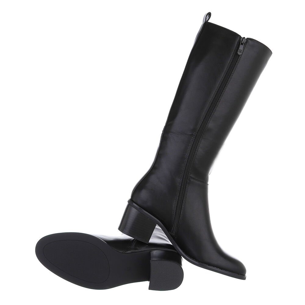 Ital-Design Damen Elegant Stiefel (85081043) Blockabsatz günstig online kaufen