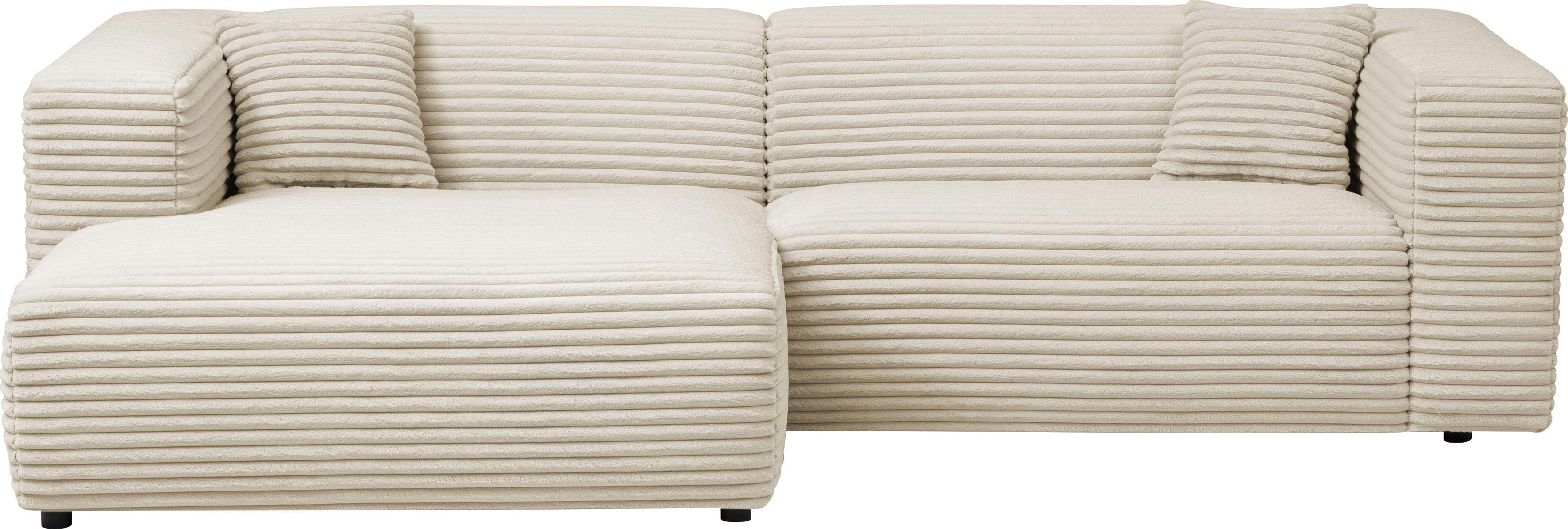 Polsterecke BAKELS, Ecksofa-Set mit Hocker, L-Form mit Schlaffunktion