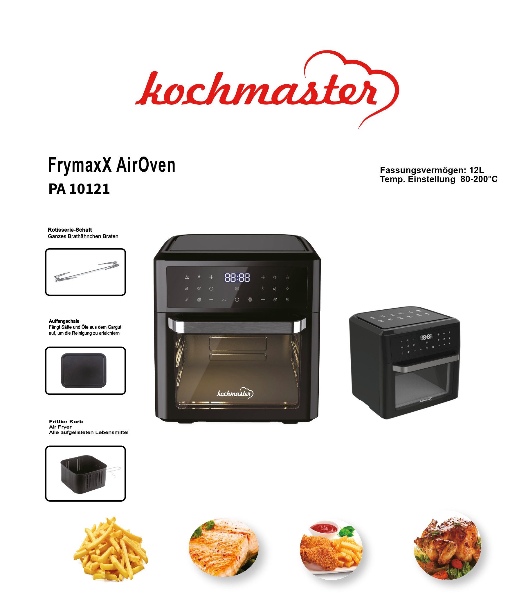 kochmaster Heißluftfritteuse
