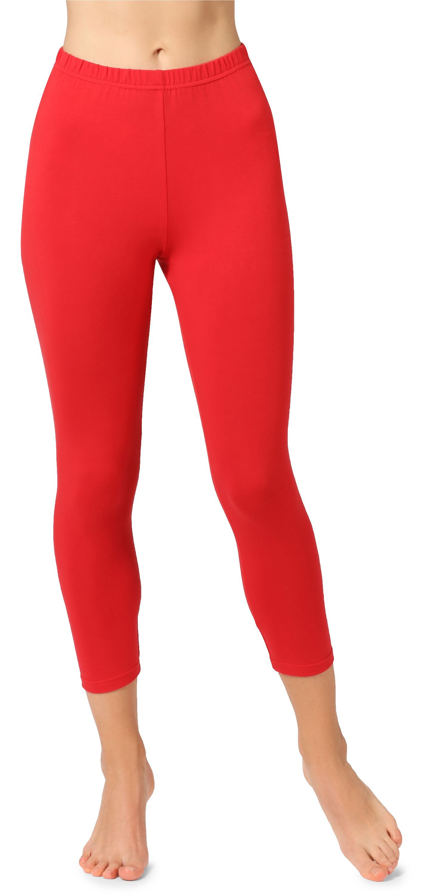 Leggings Damen 3/4 Capri Hose BLV50-156
