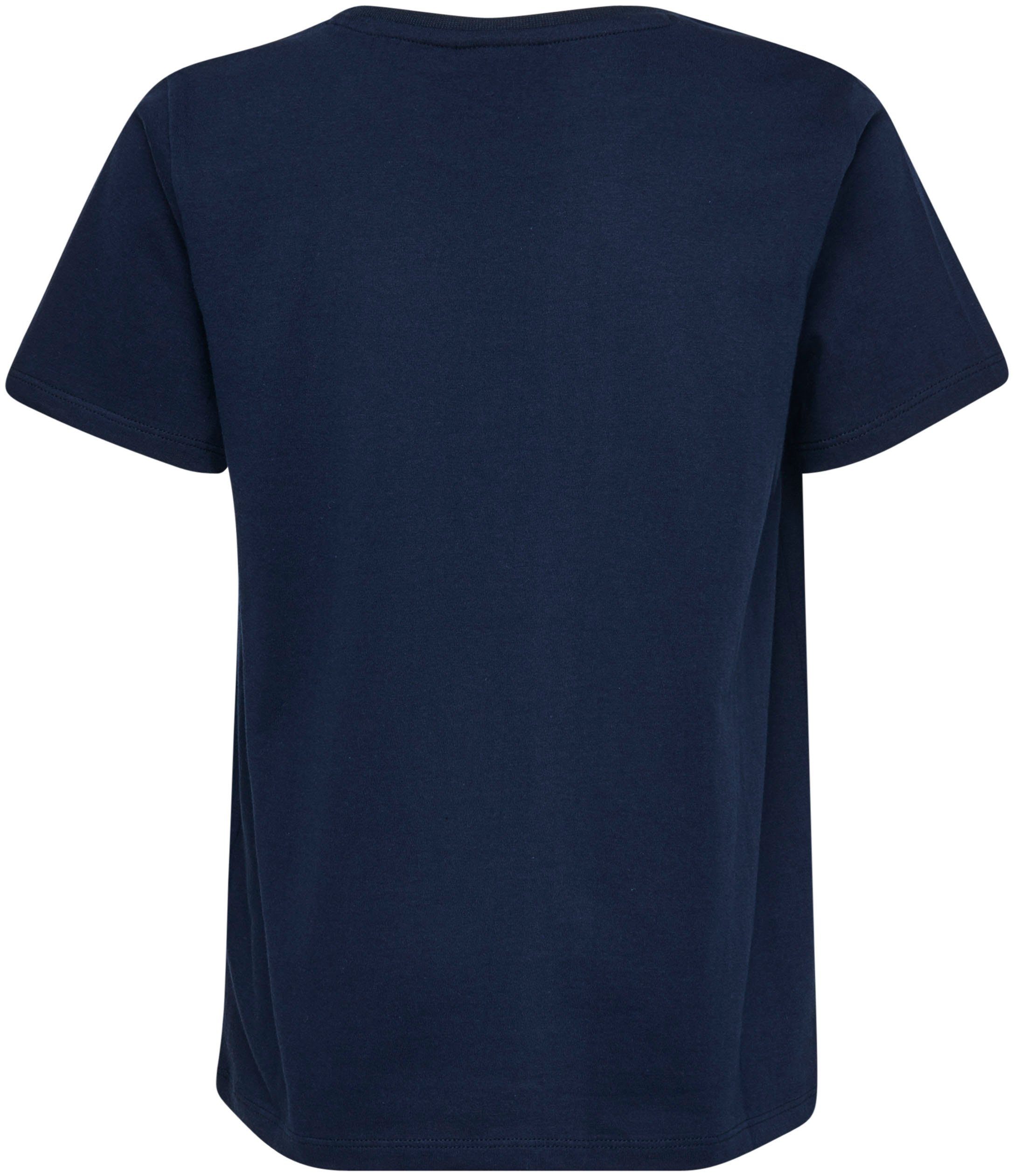 marine für Short Sleeve T-SHIRT hummel - T-Shirt HMLTRES Kinder (1-tlg)