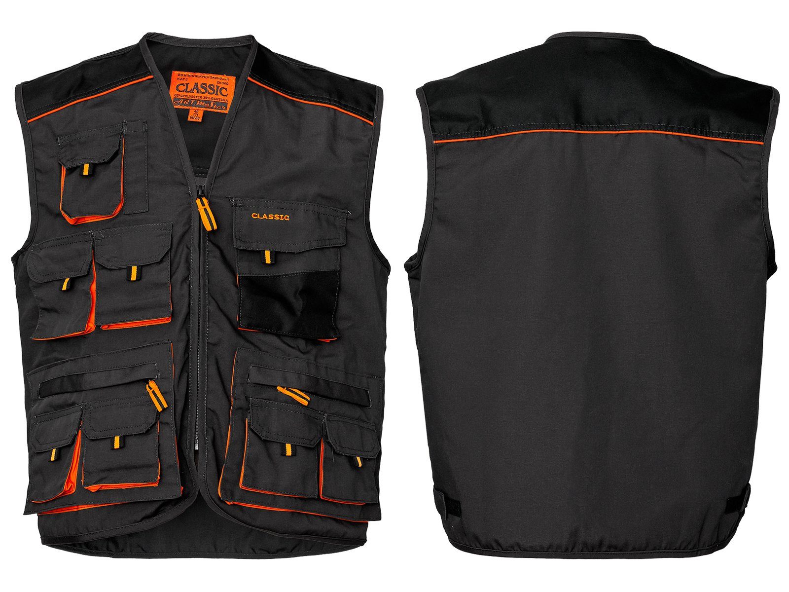 Artmas Arbeitsweste Arbeitsweste Berufsweste Montageweste Arbeitsjacke (Classic-V)