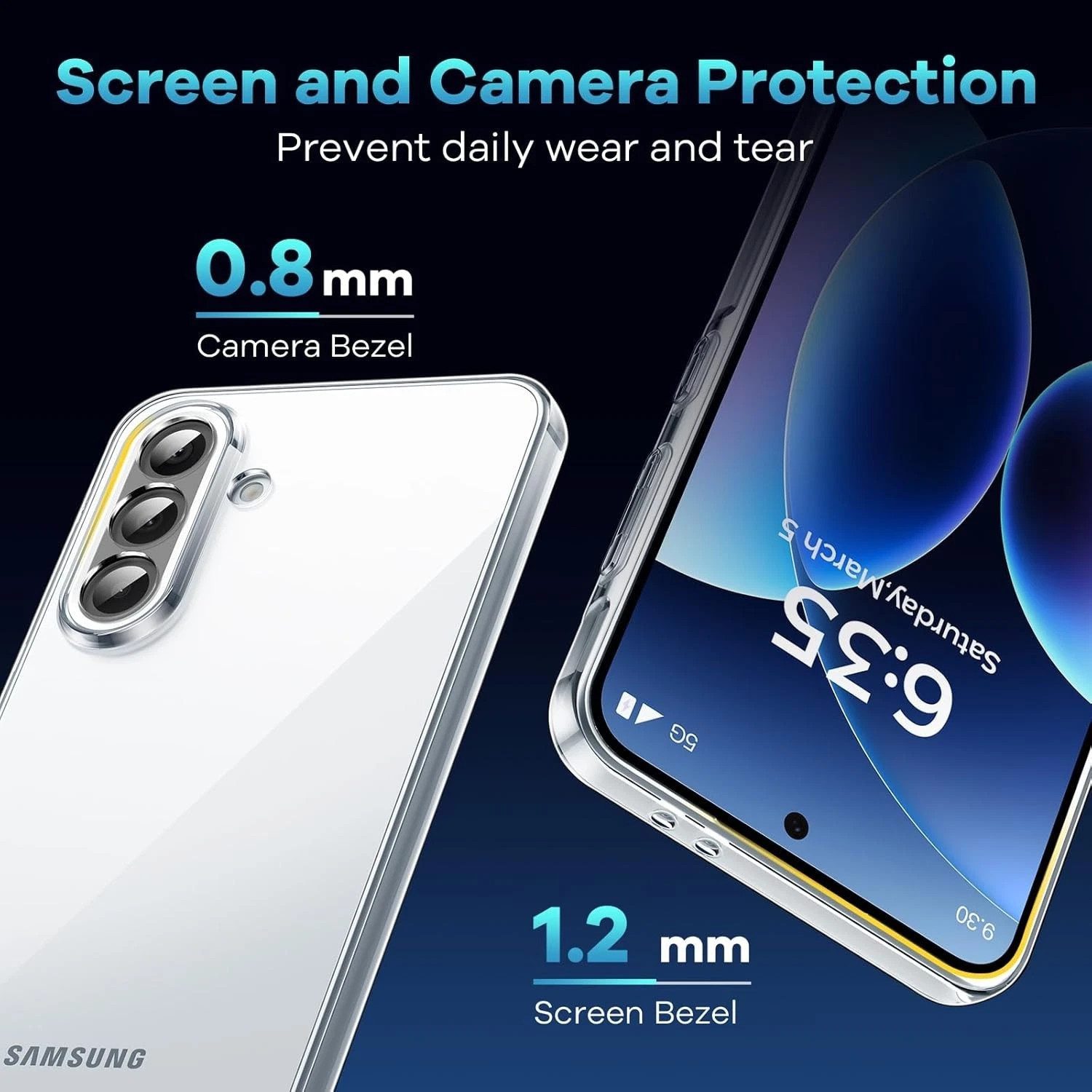 MSM Protech Handyhülle Hülle + 2X Schutzglas für Samsung Galaxy A57 5G Panzerfolie Full 9H – Bild 5 von 5
