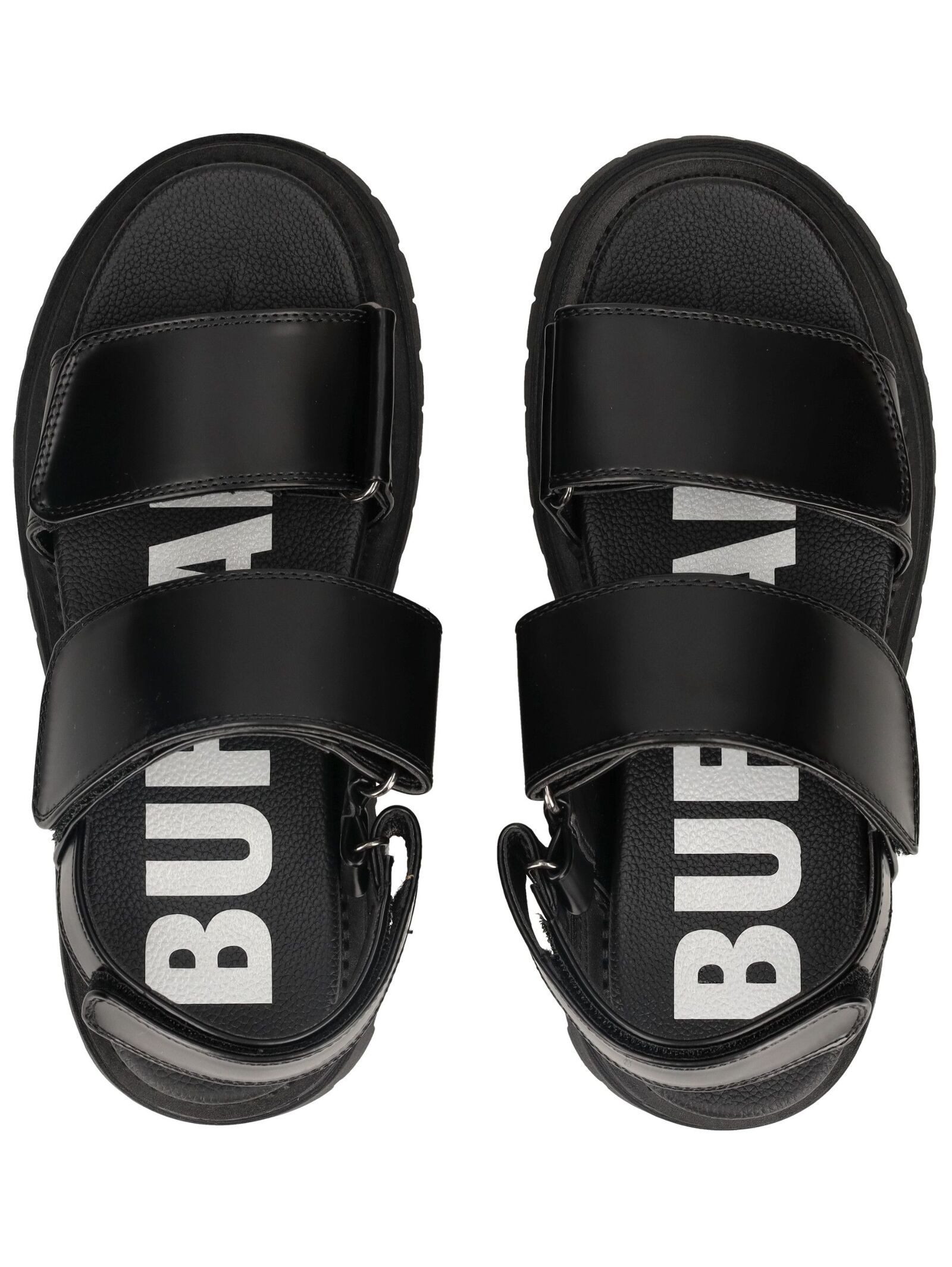 Buffalo Buffalo Sandalen Lederimitat Riemchensandale
