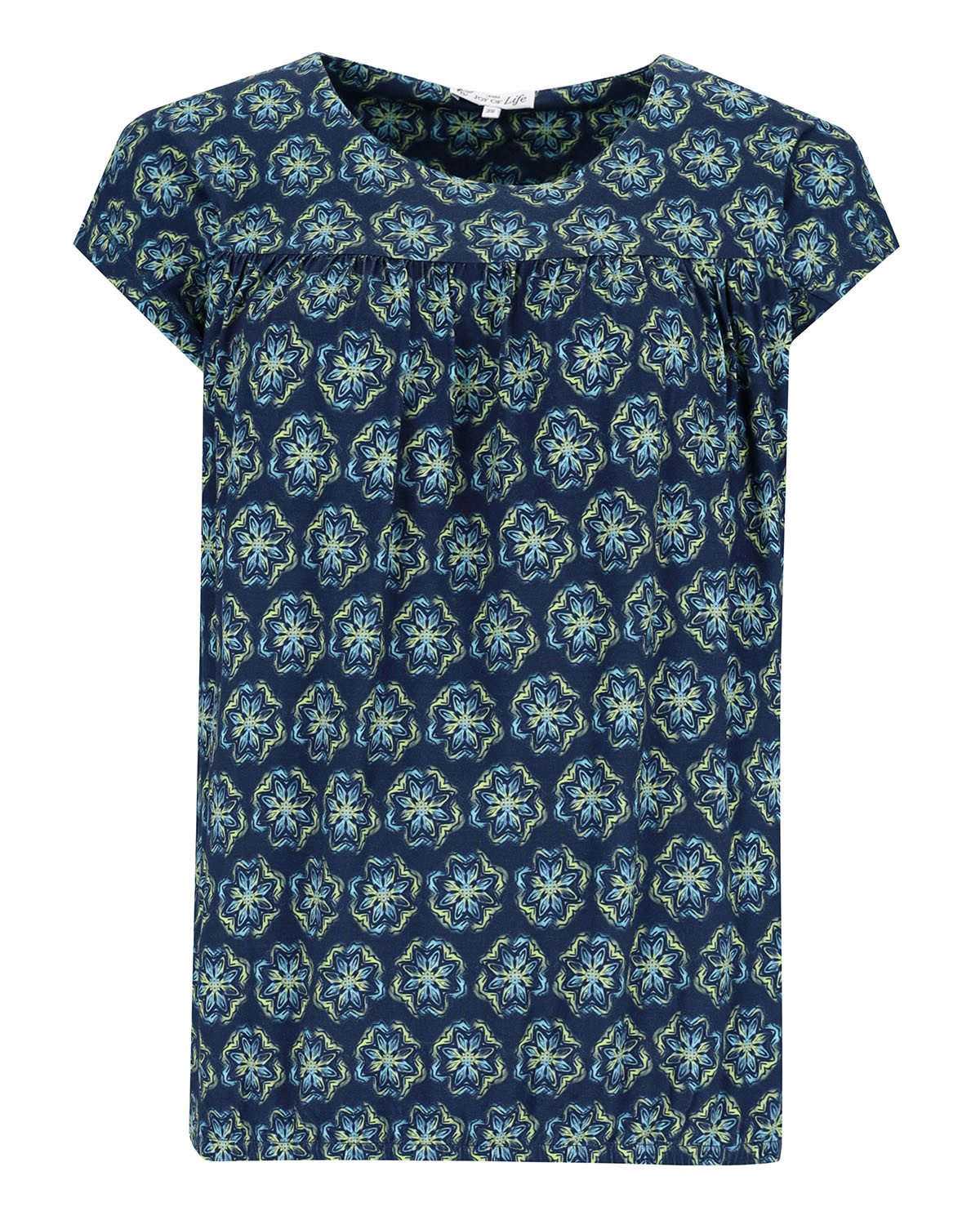 Hajo Blusenshirt Top Blouson-Style überschnittene Schulter