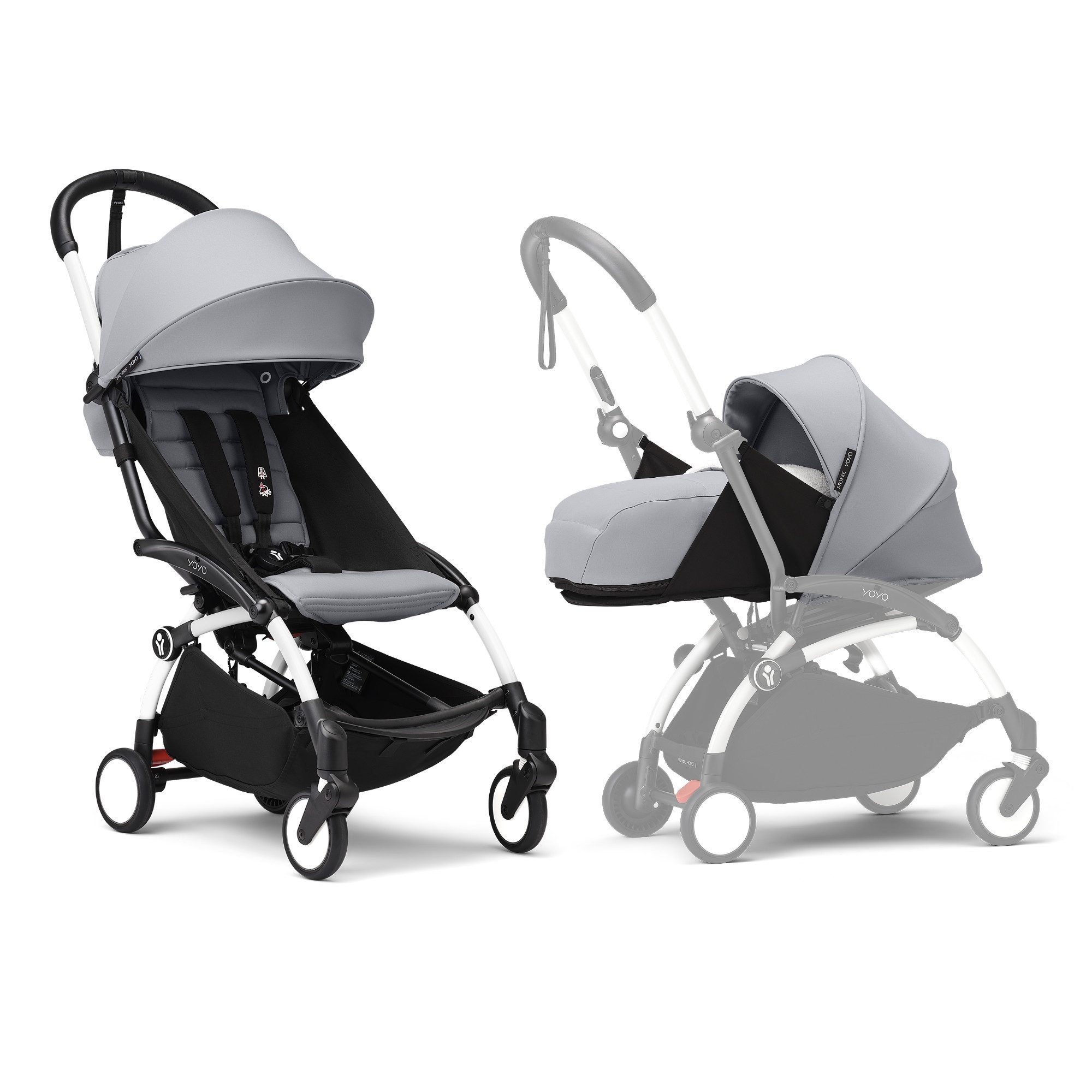 Stokke Kinder-Buggy YOYO³ Kinderwagen mit Neugeborenen, Leicht & kompakt - Handgepäck-kompatibel