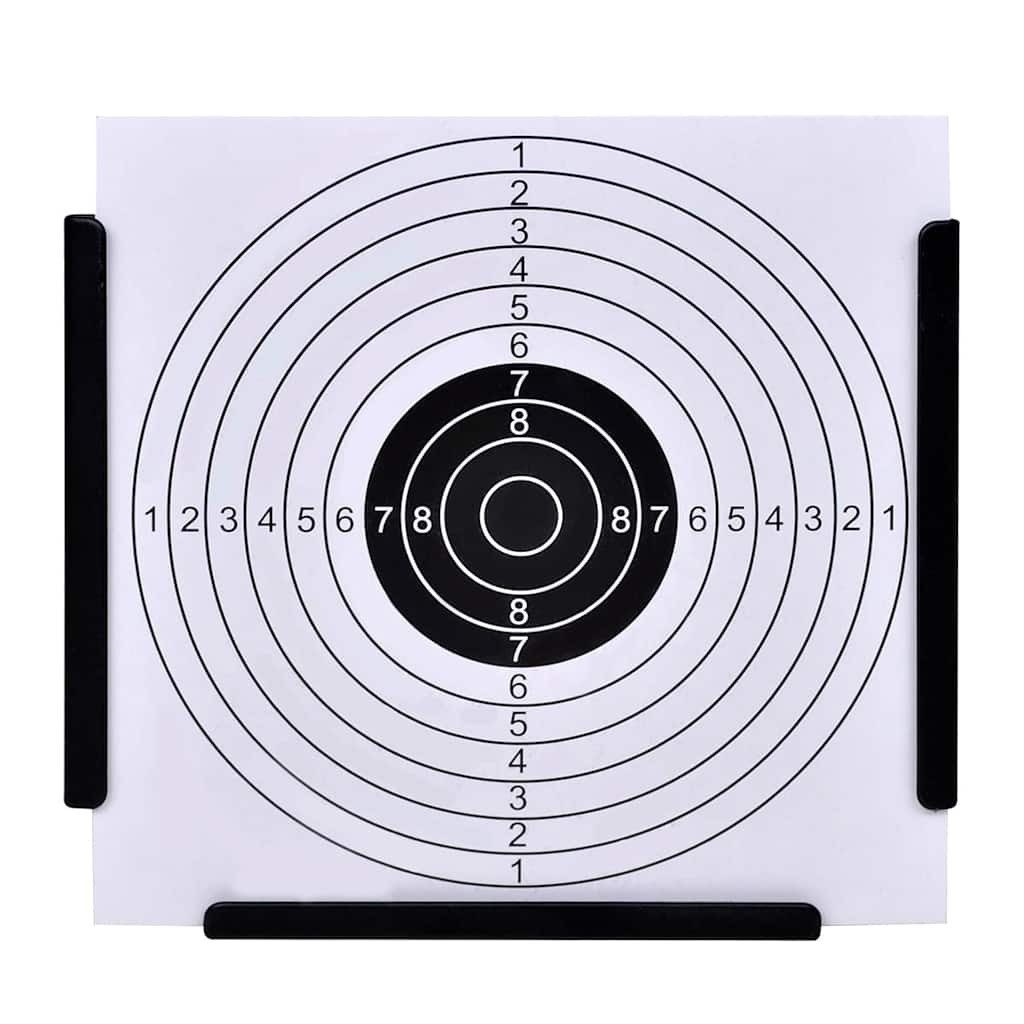 vidaXL Zielscheibe Kugelfang 14 cm + 100 Zielscheiben aus Papier Trichter – Bild 2 von 5