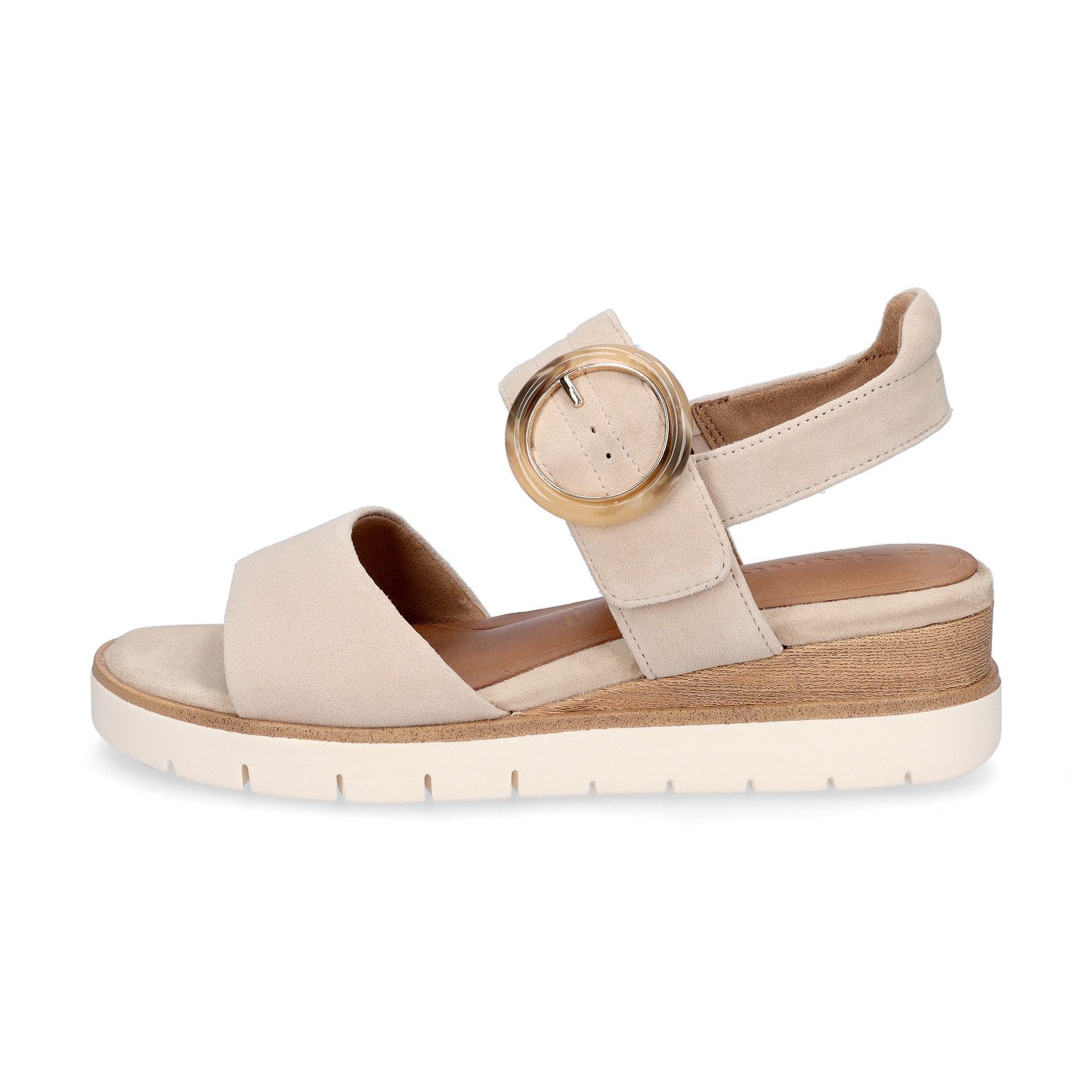 Tamaris Tamaris Damen Keilsandalette beige Sandale günstig online kaufen