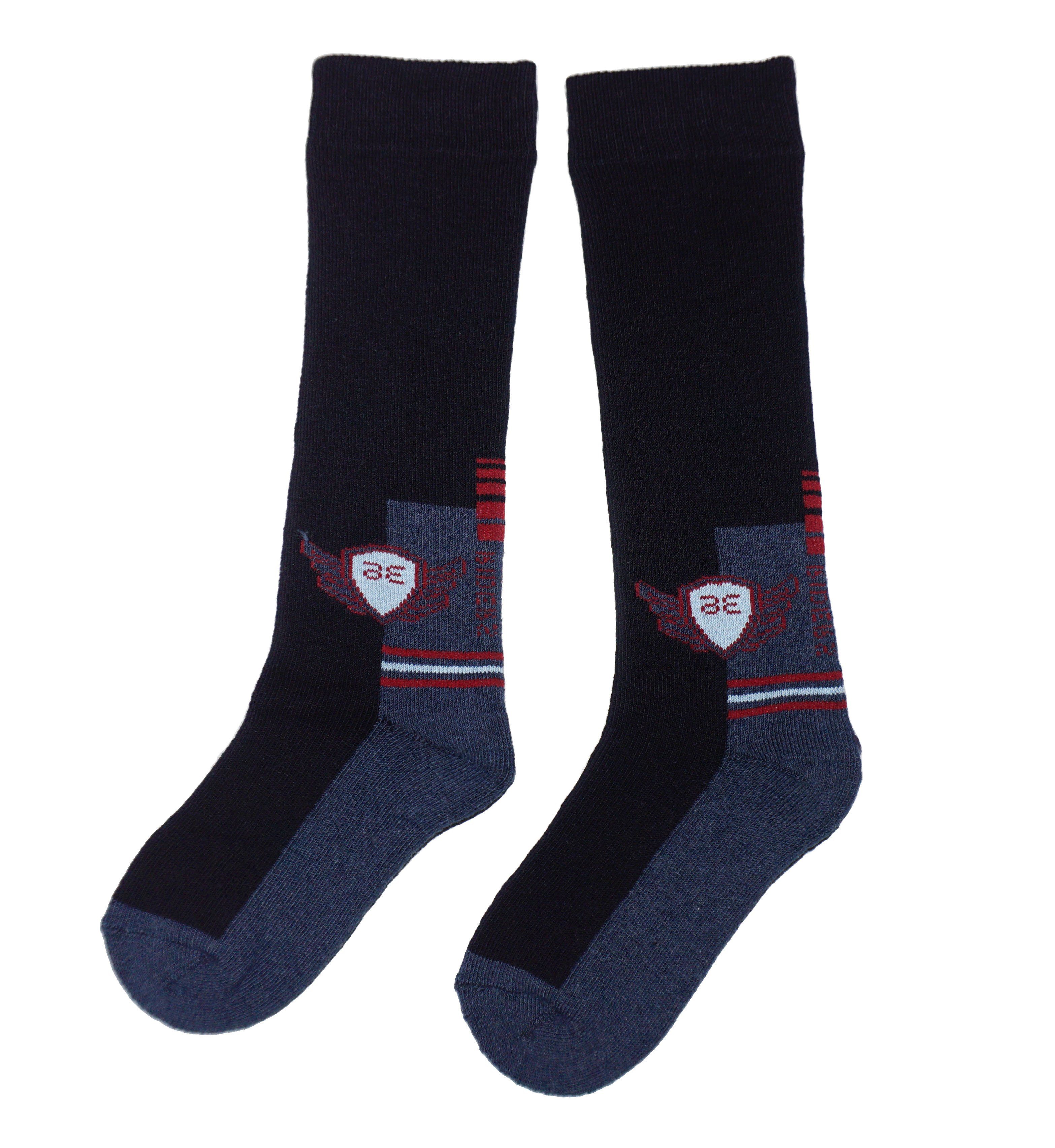 WERI SPEZIALS Strumpfhersteller GmbH Kniestrümpfe Kinder Plüsch Kniestrümpfe Thermo Voll Frottee Jungs >BE