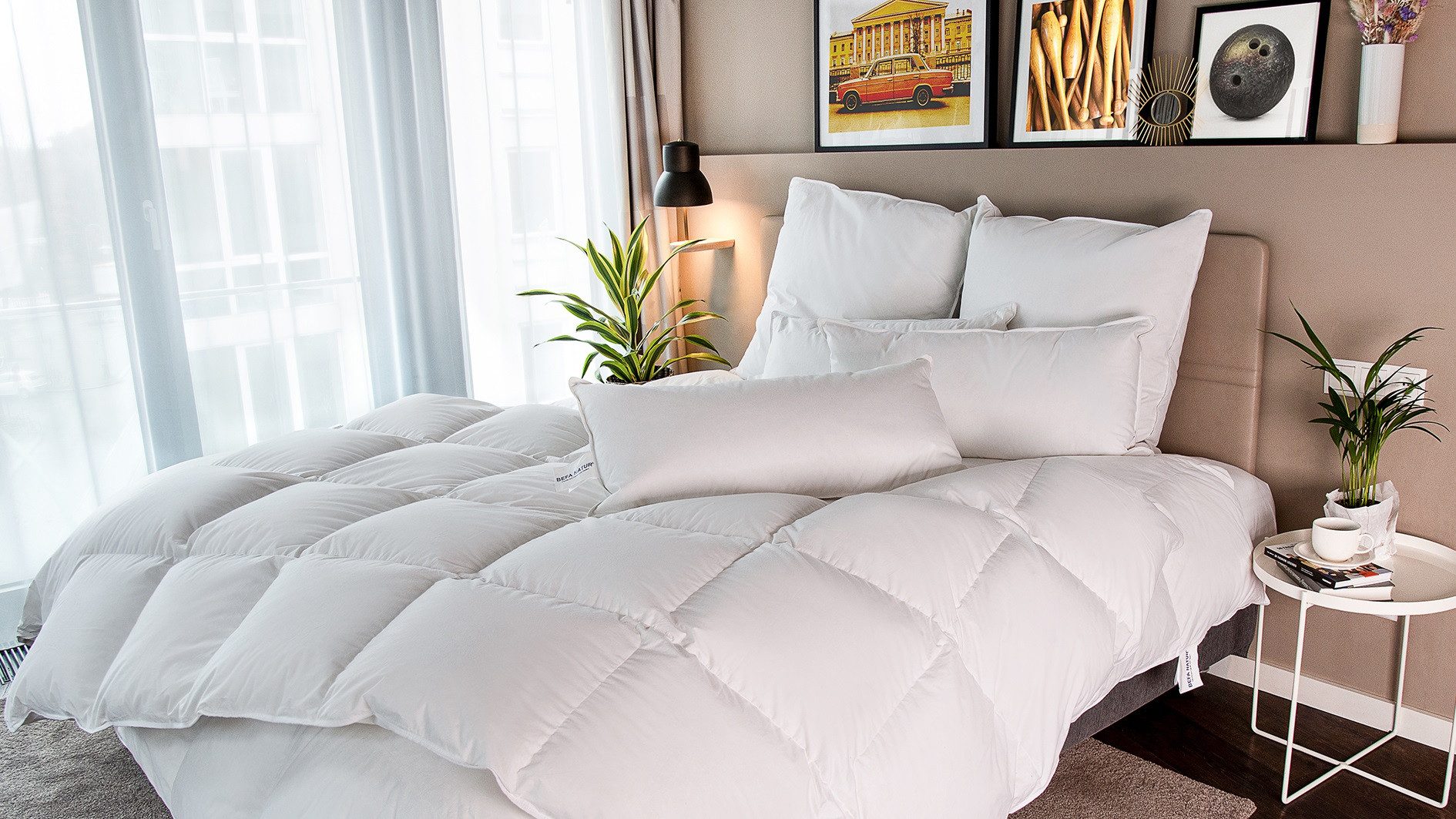 Schlafbio Federbettdecke Bettdecke Winter Feder warmes Oberbett 155x220 superwarm Decke, Füllung