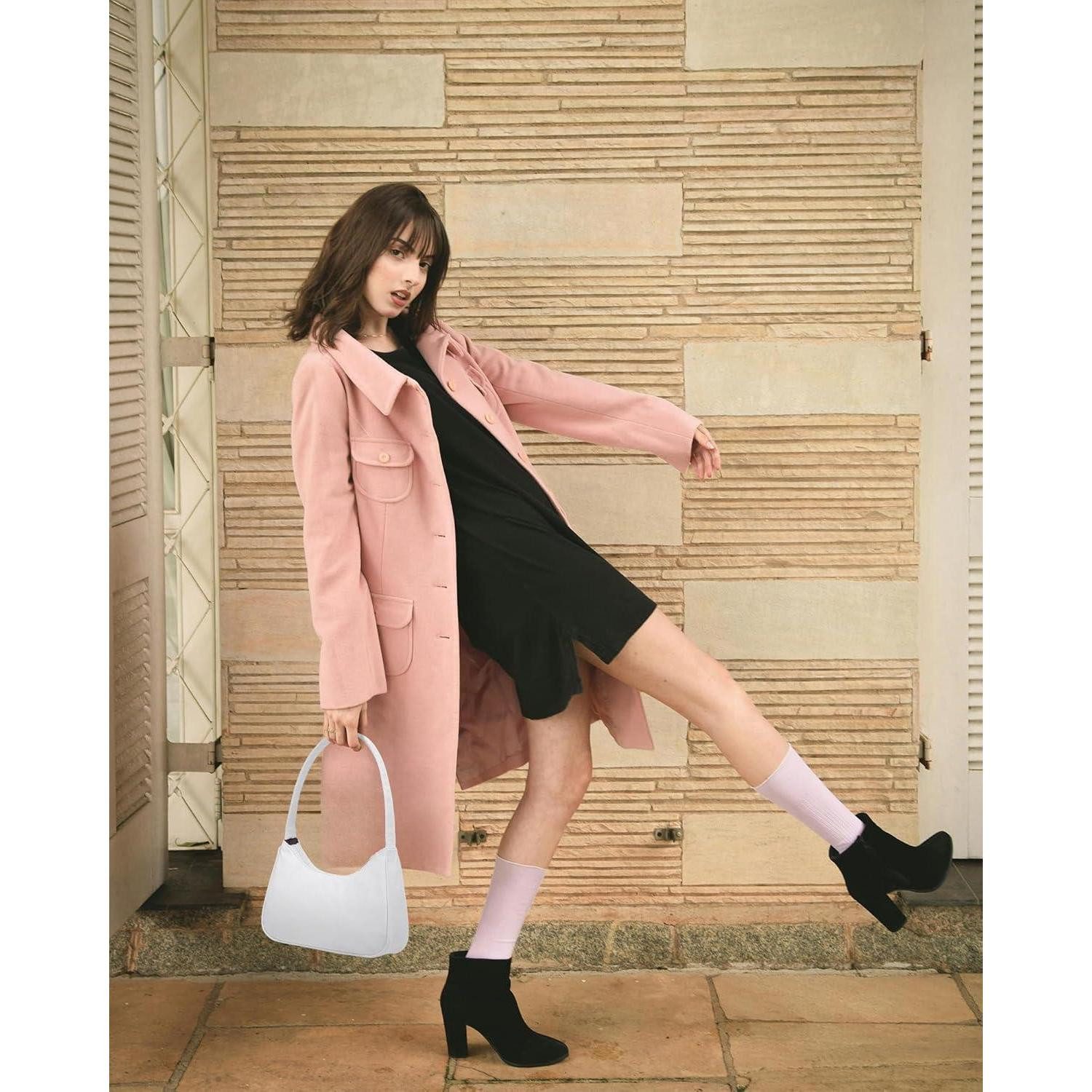 LuxusKollektion Handtasche Damen Schwarz Umhängetasche Krokodilmuster Mini Handtasche